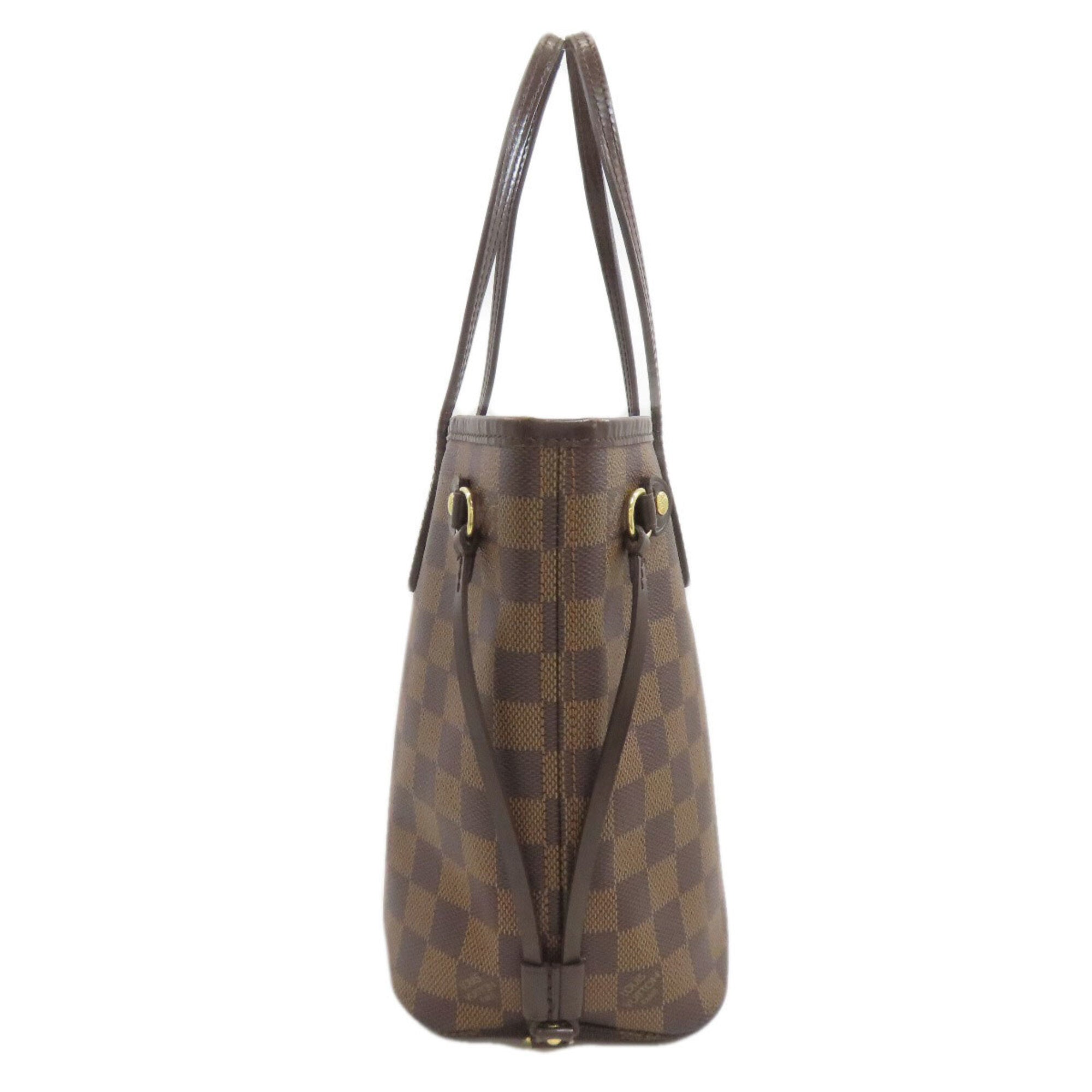 Louis Vuitton Damier Canvas Ebene Damier Canvas Handbag Tote Bag (Pre-Owned)