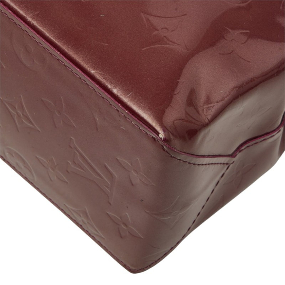 Louis Vuitton Amarante Purple Patent Leather Leather Handbag (Pre-Owned)