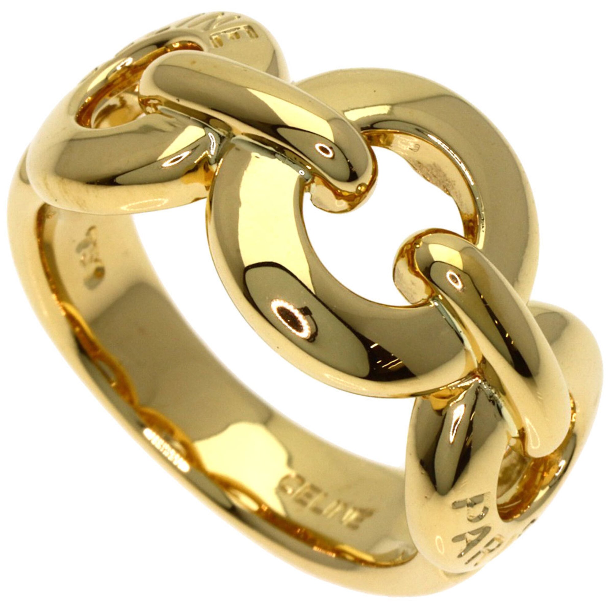 Celine Yellow Gold (18K) Band Ring (Pre-Owned)