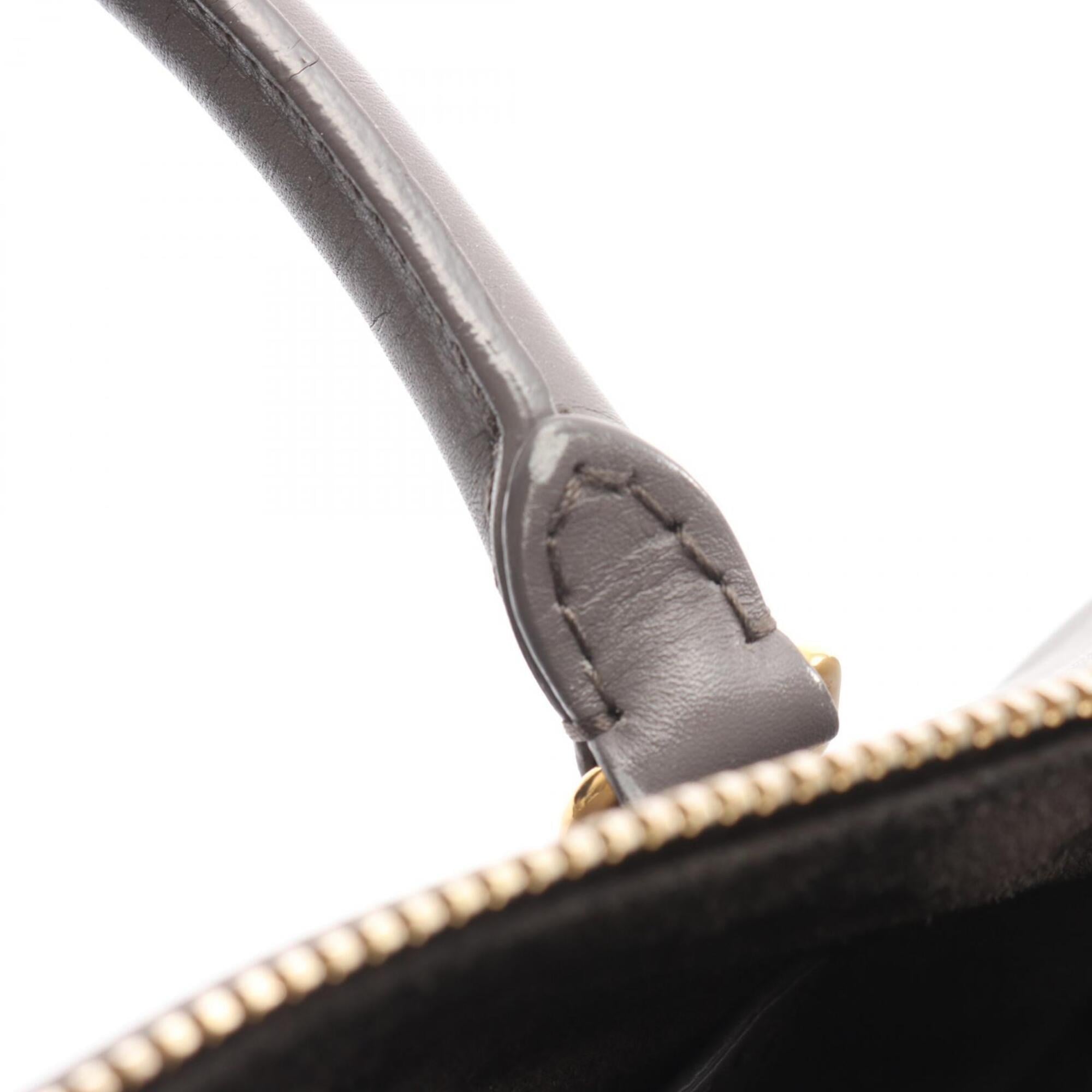 Yves Saint Laurent Gray Leather Handbag (Pre-Owned)
