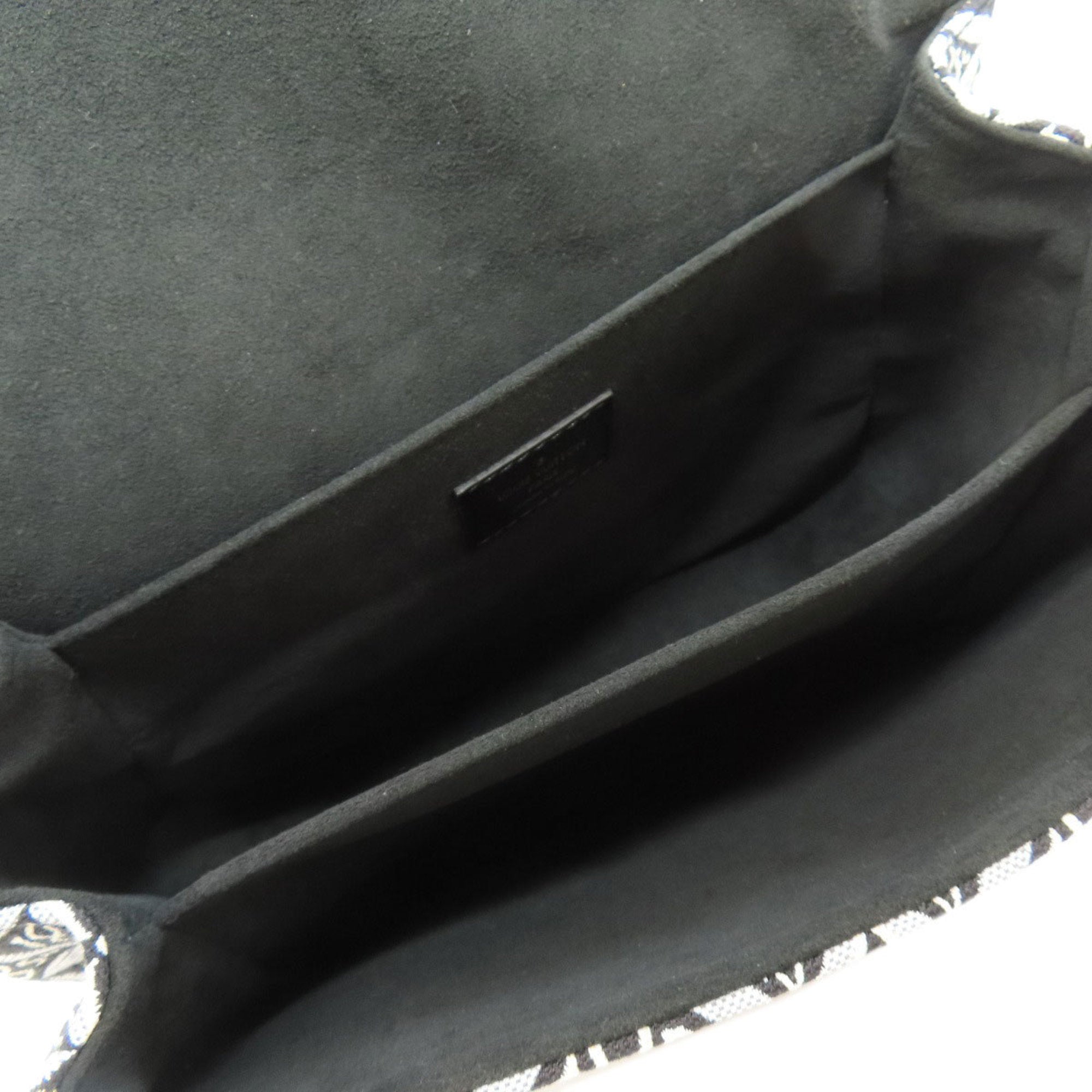Louis Vuitton Black White Monogram Handbag (Pre-Owned)