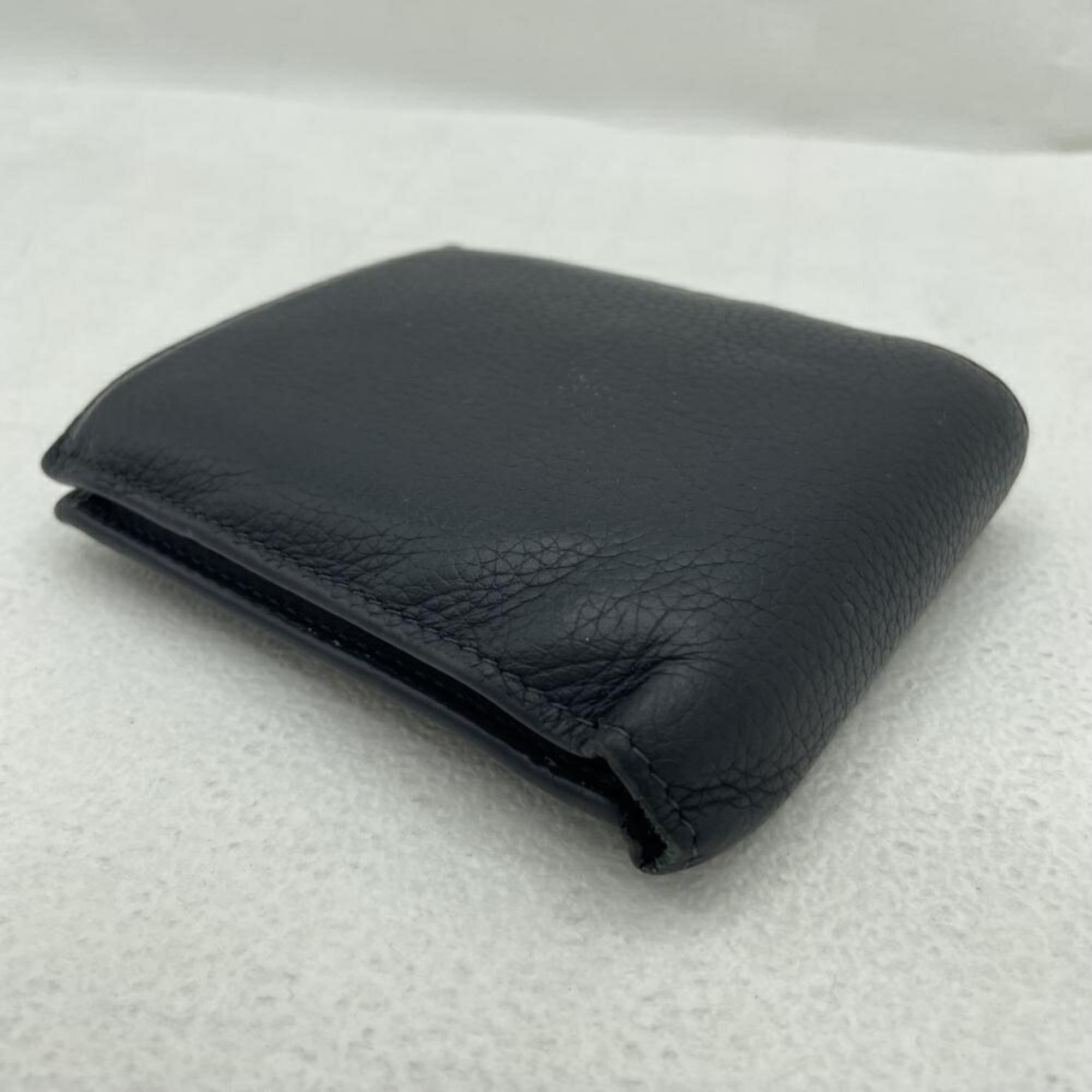 Louis Vuitton Blue Leather Bill Wallet (Bi-Fold) (Pre-Owned)