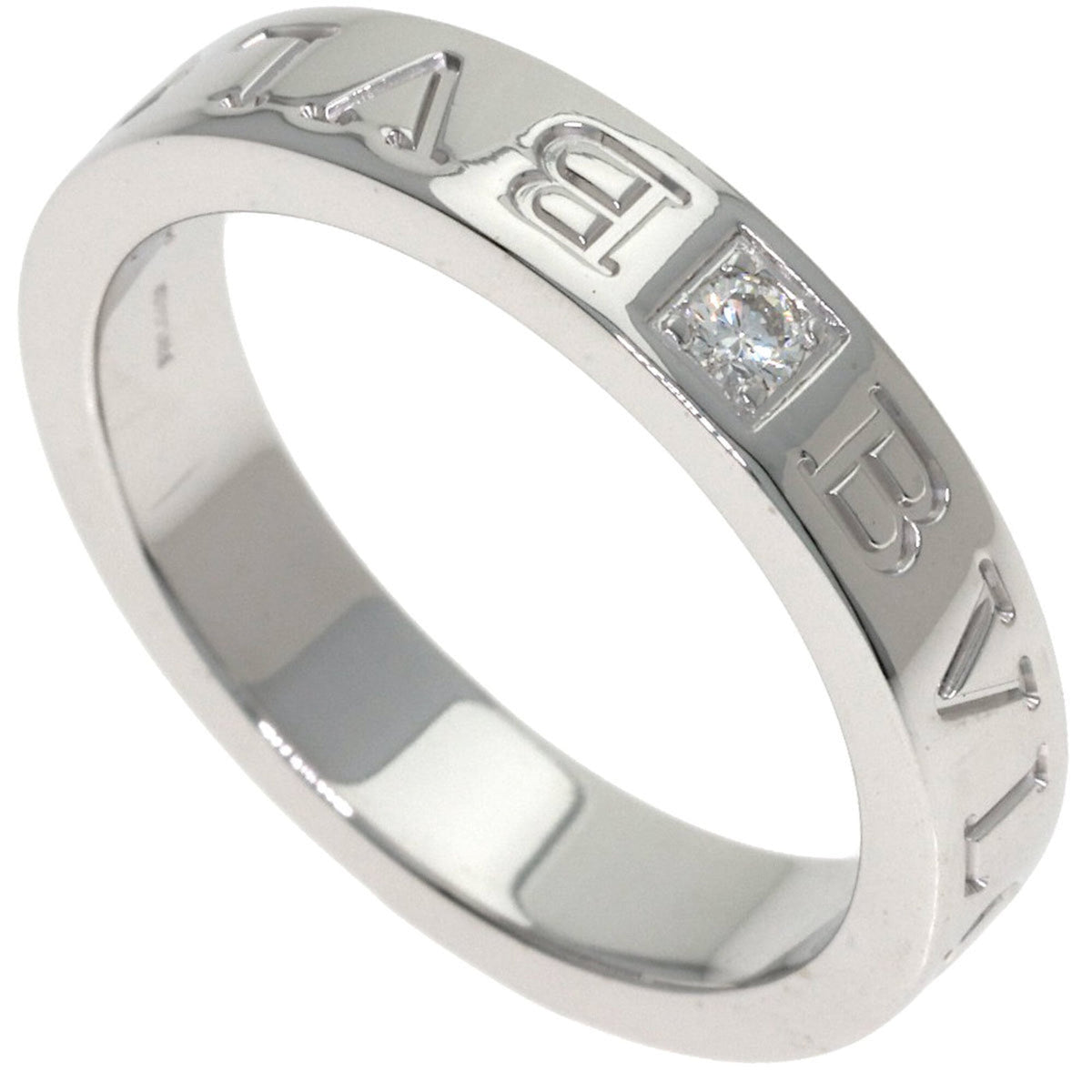 Bvlgari White Gold (18K) Band Ring (Pre-Owned)