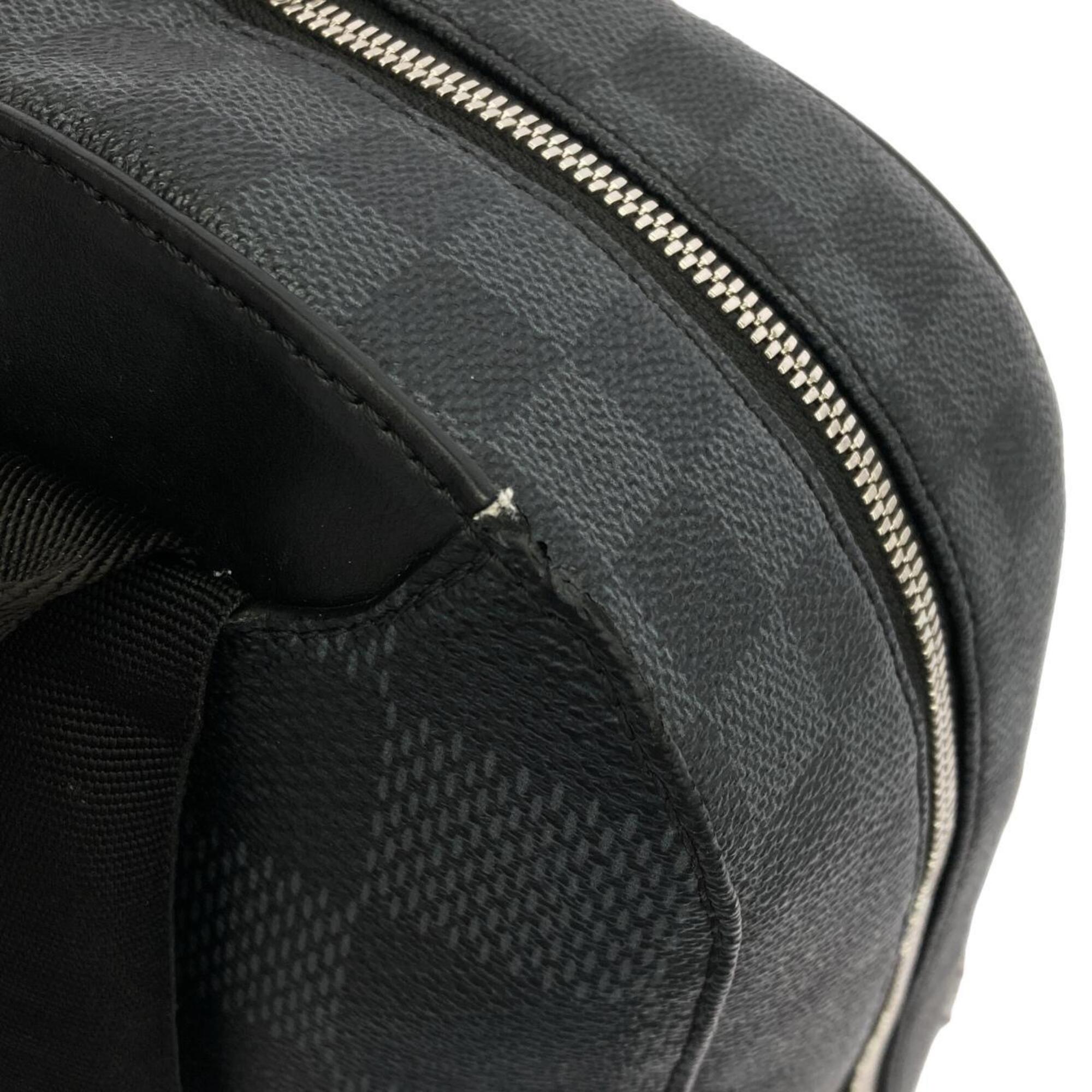 Louis Vuitton Graphite Coated Canvas Backpack (Pre-Owned)