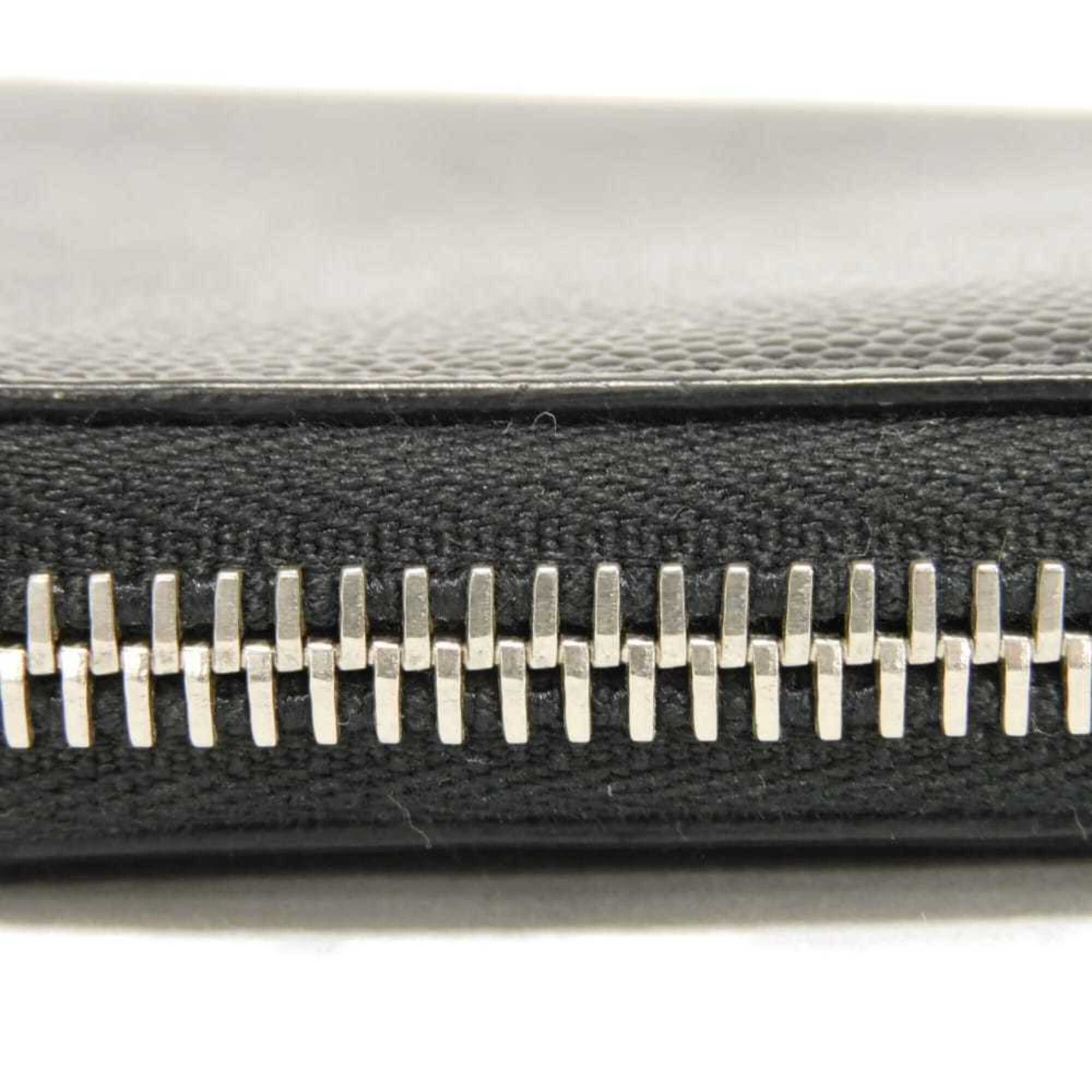 Yves Saint Laurent Black Leather Wallet (Bi-Fold) (Pre-Owned)