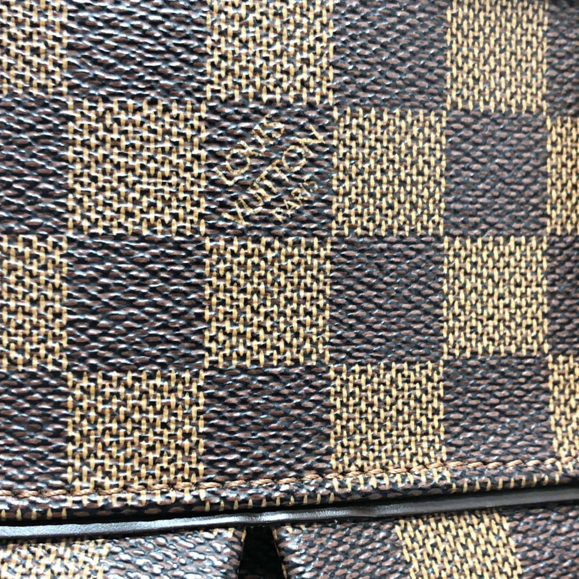 Louis Vuitton Damier Brown Damier Canvas Galle Damier Canvas Handbag (Pre-Owned)