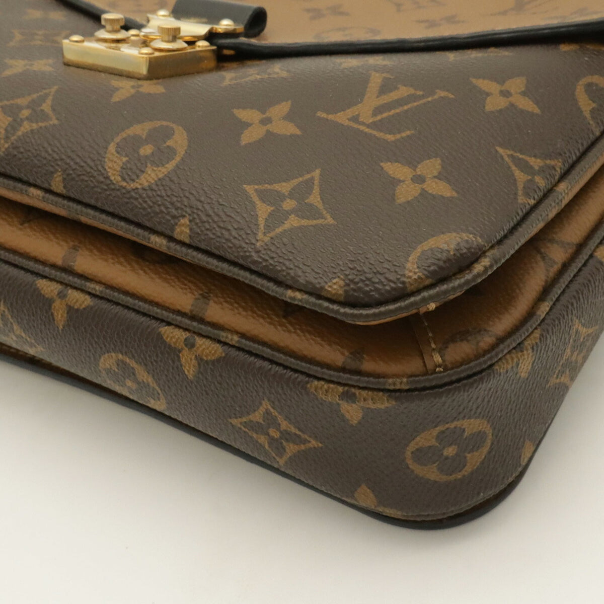 Louis Vuitton Dark Brown Light Brown Monogram Monogram Handbag Pochette Shoulder Bag (Pre-Owned)