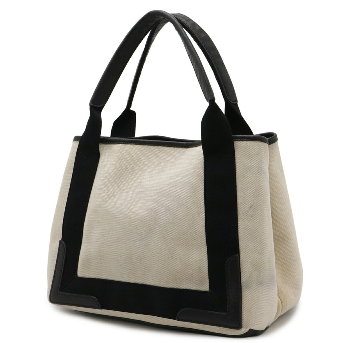 Balenciaga Black Canvas Handbag Pouch Tote Bag (Pre-Owned)