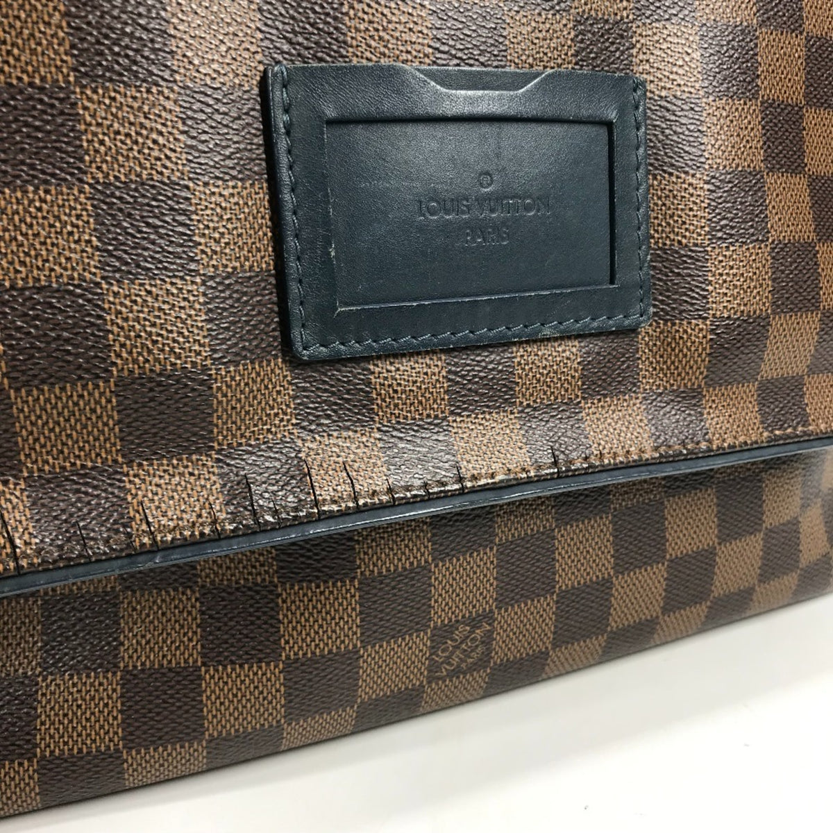 Louis Vuitton Brown Damier Canvas Messenger Bag Shoulder Bag (Pre-Owned)