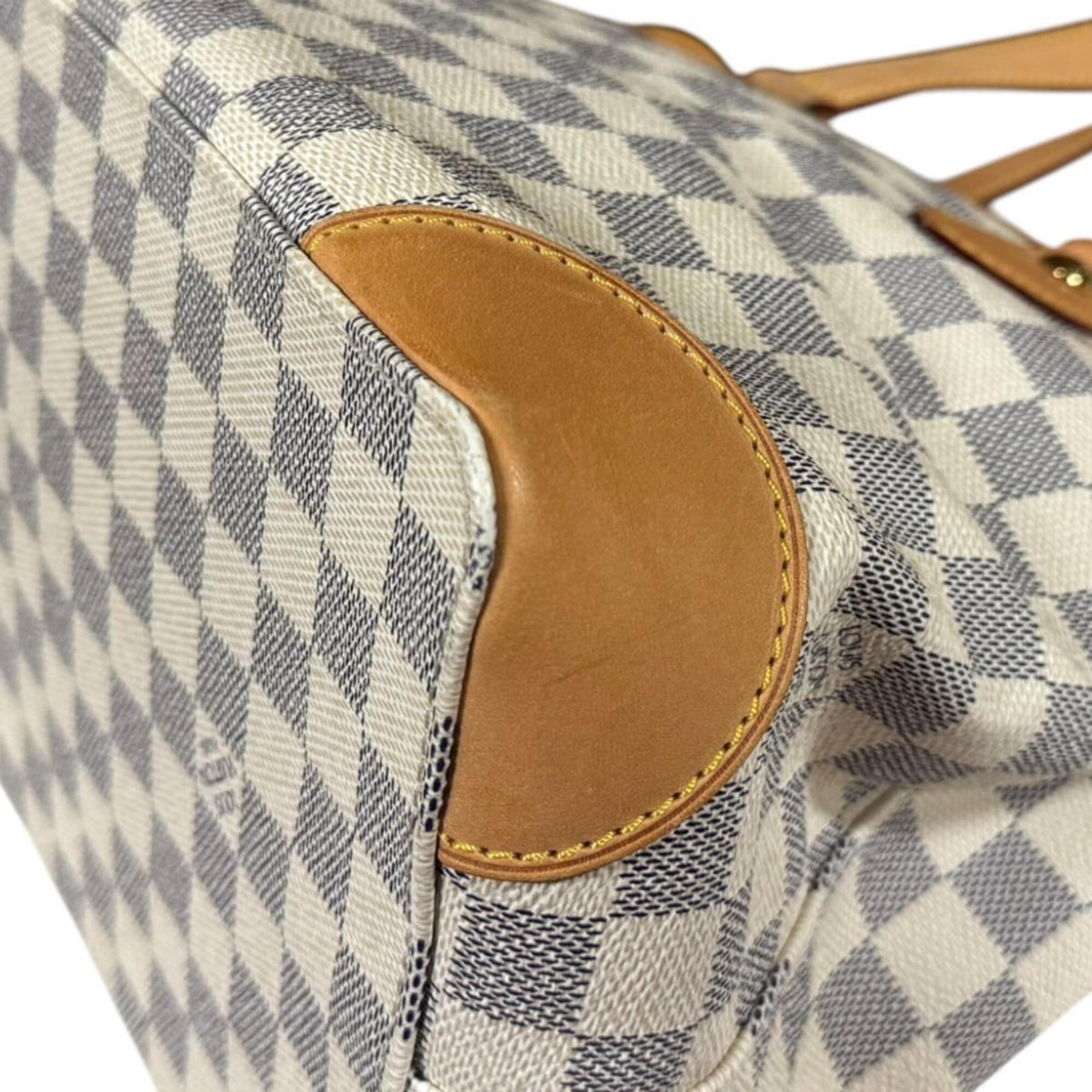 Louis Vuitton Black Or White Damier Azur Handbag Shoulder Bag (Pre-Owned)