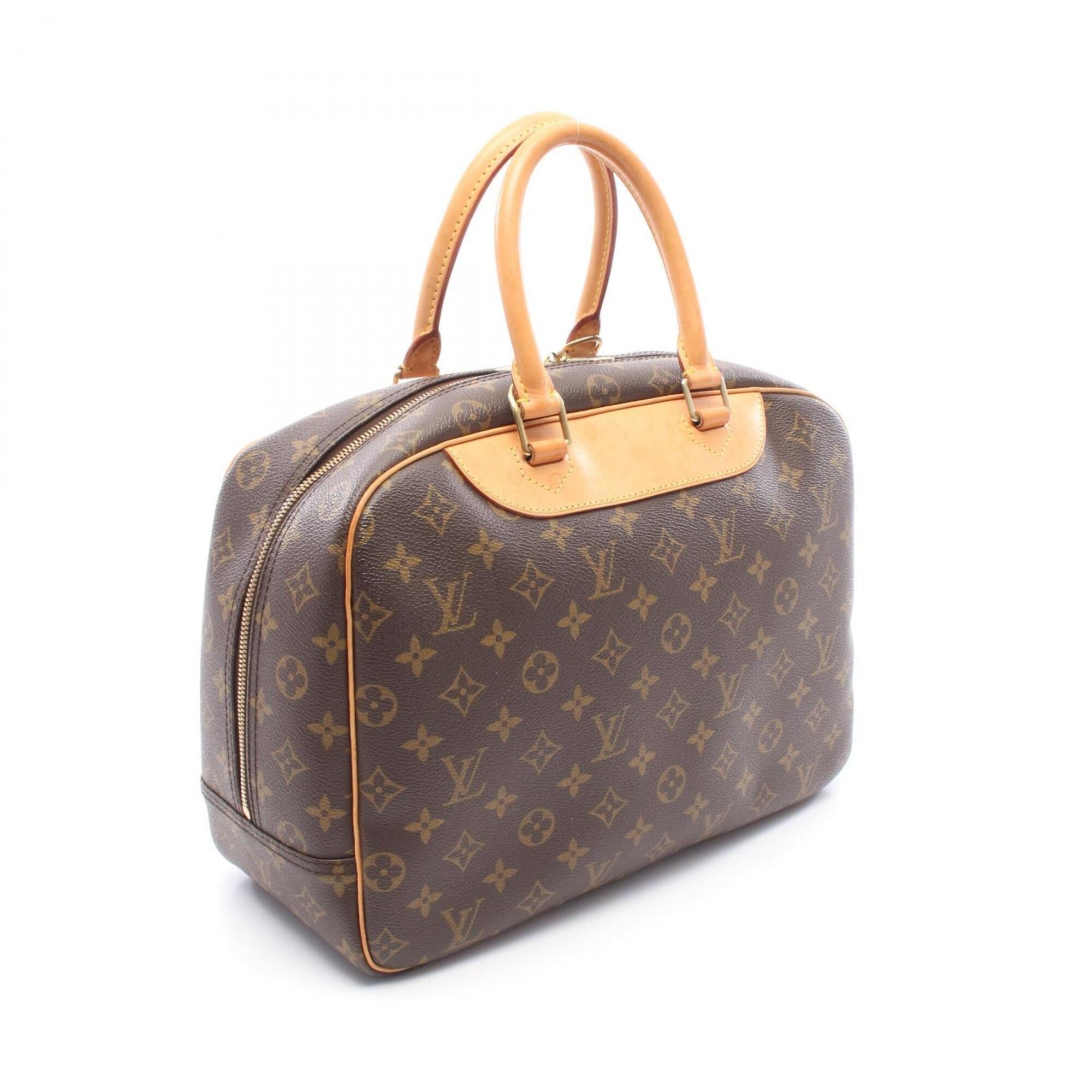 Louis Vuitton Brown Coated Canvas Leather Handbag (Pre-Owned)