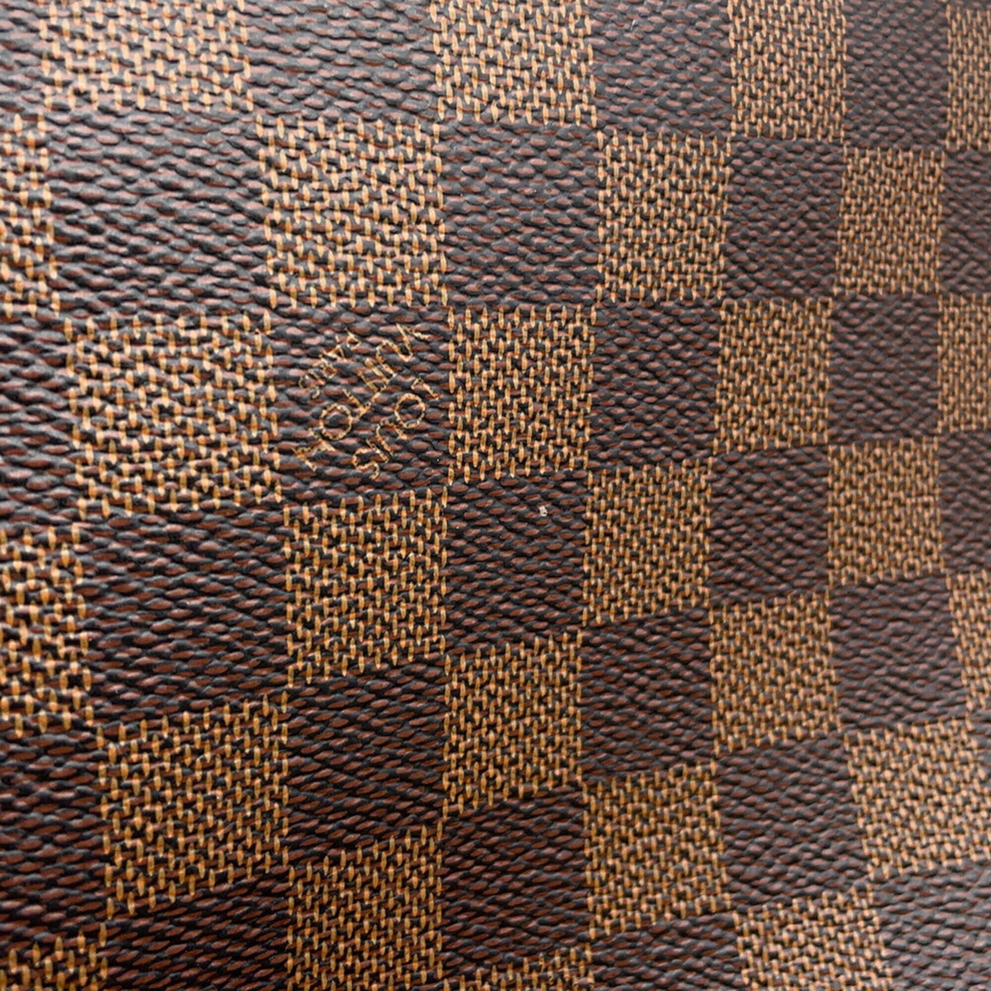 Louis Vuitton Damier Brown Damier Canvas Ebene Handbag (Pre-Owned)