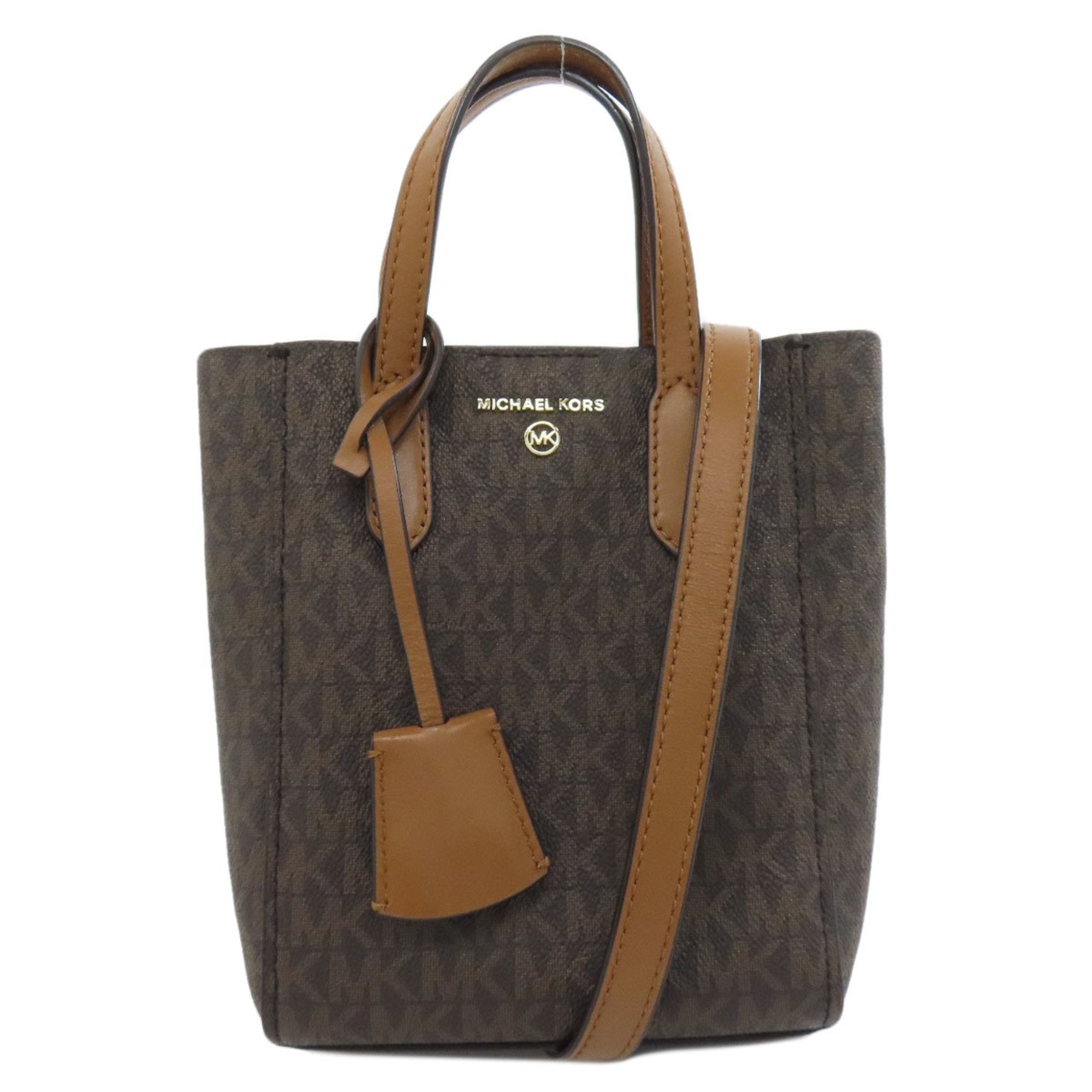 Michael Kors Brown Pvc Handbag (Pre-Owned)