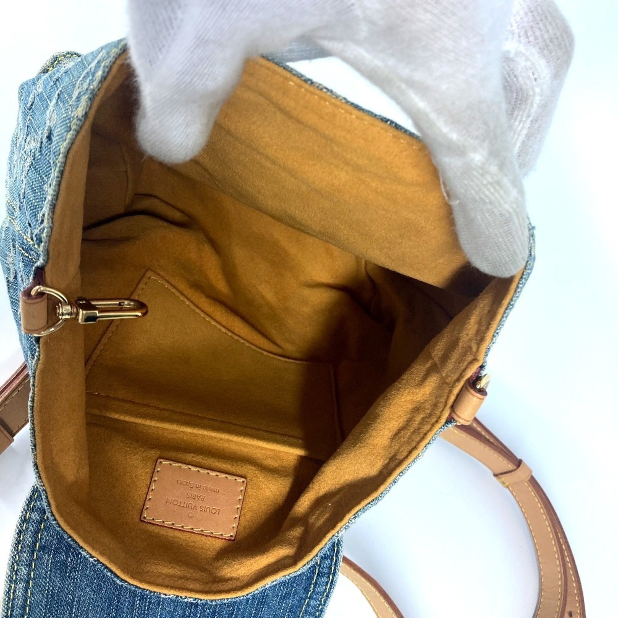 Louis Vuitton Blue Monogram Monogram Denim Backpack (Pre-Owned)