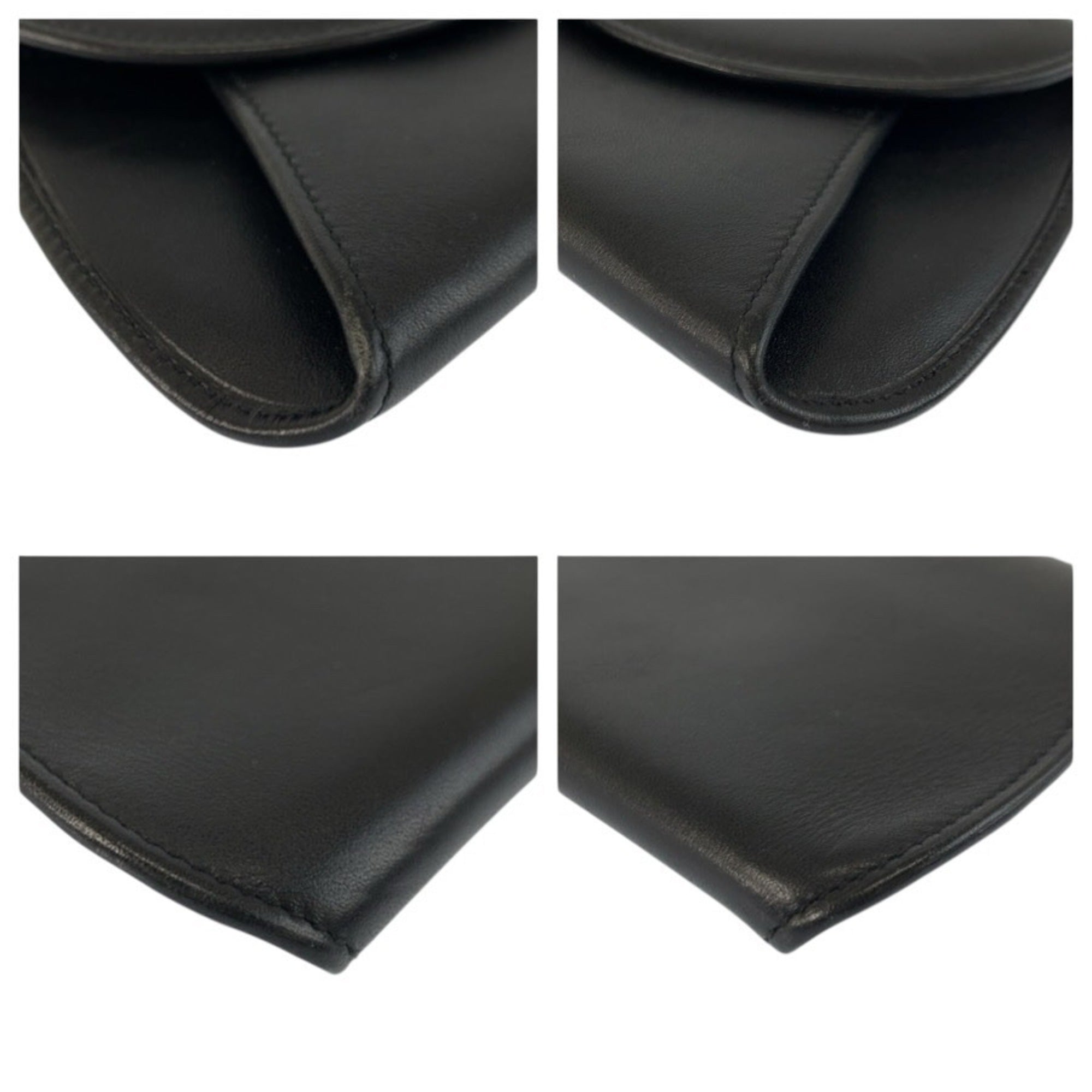 Cartier Black Leather Coin Purse/Coin Case (Pre-Owned)