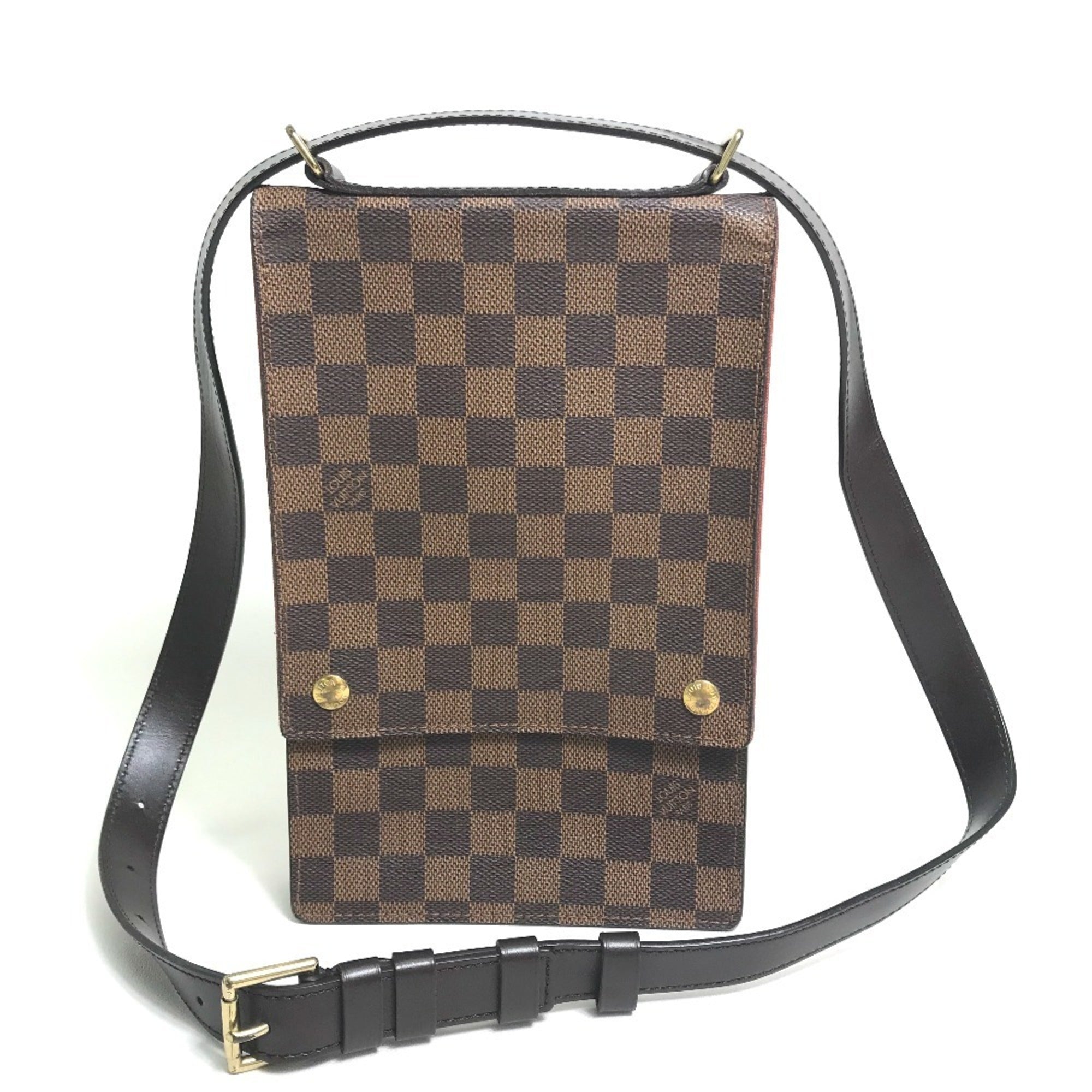 Louis Vuitton Brown Damier Canvas Ebene Damier Canvas Pochette Shoulder Bag (Pre-Owned)