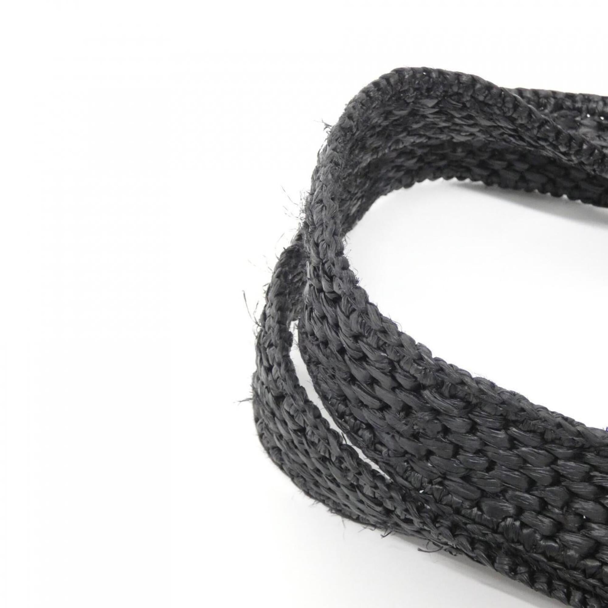 Loewe Black Raffia Handbag (Pre-Owned)