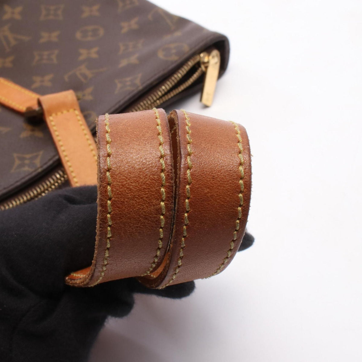 Louis Vuitton Brown Monogram Monogram Leather Handbag Tote Bag (Pre-Owned)