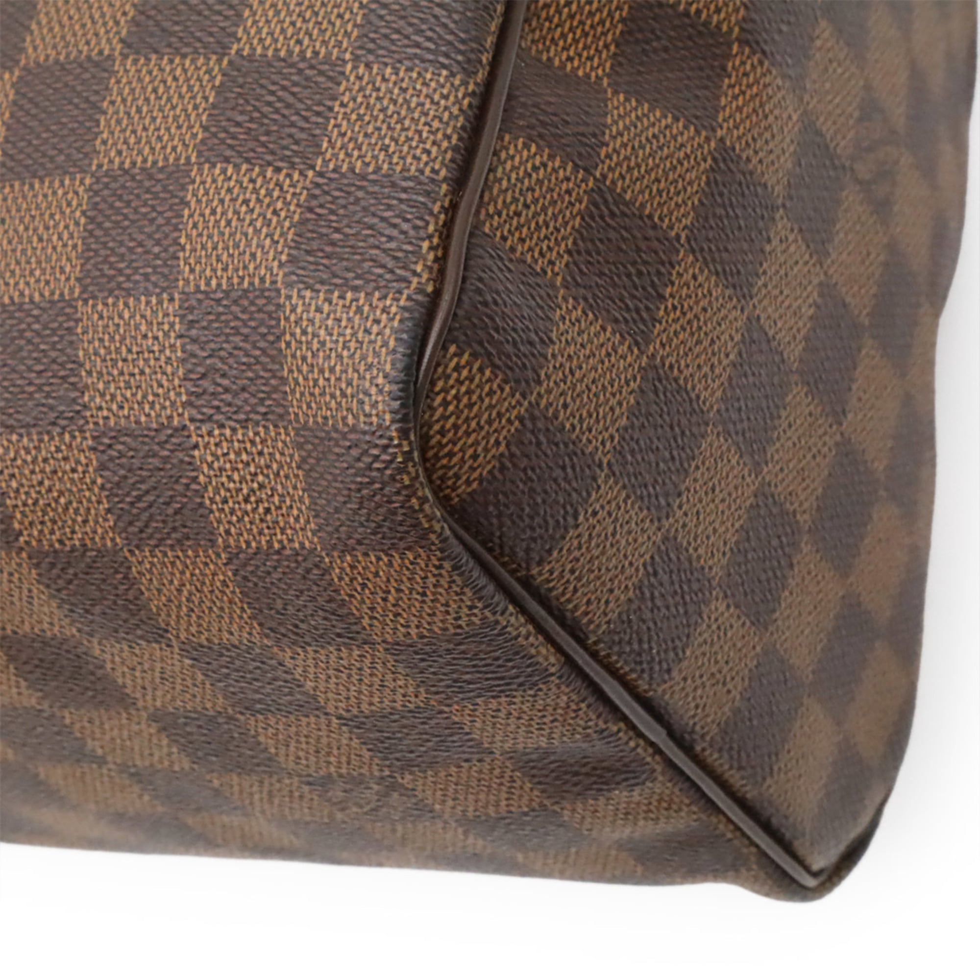 Louis Vuitton Brown Damier Canvas Pvc Handbag (Pre-Owned)
