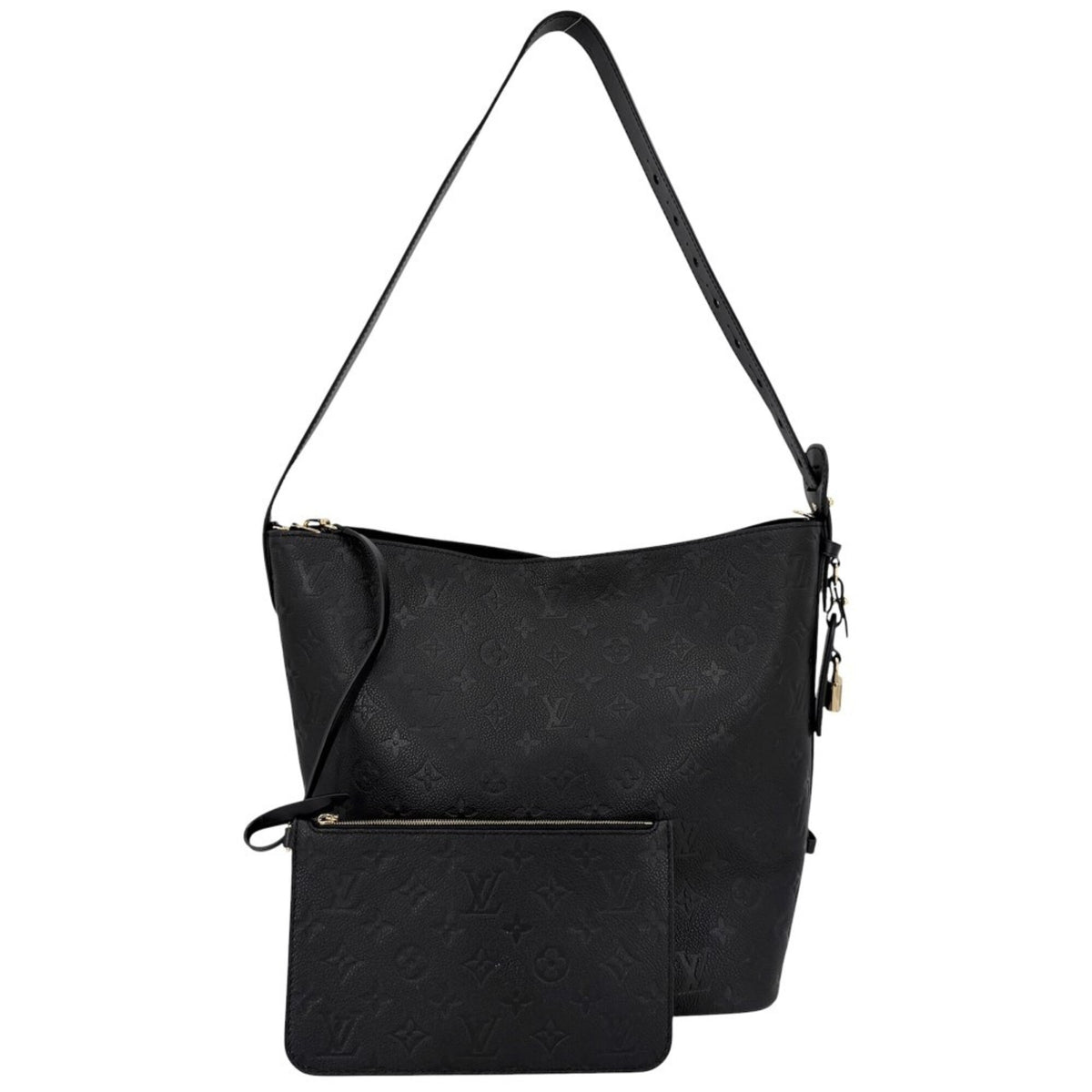 Louis Vuitton Black Monogram Empreinte Shoulder Bag (Pre-Owned)