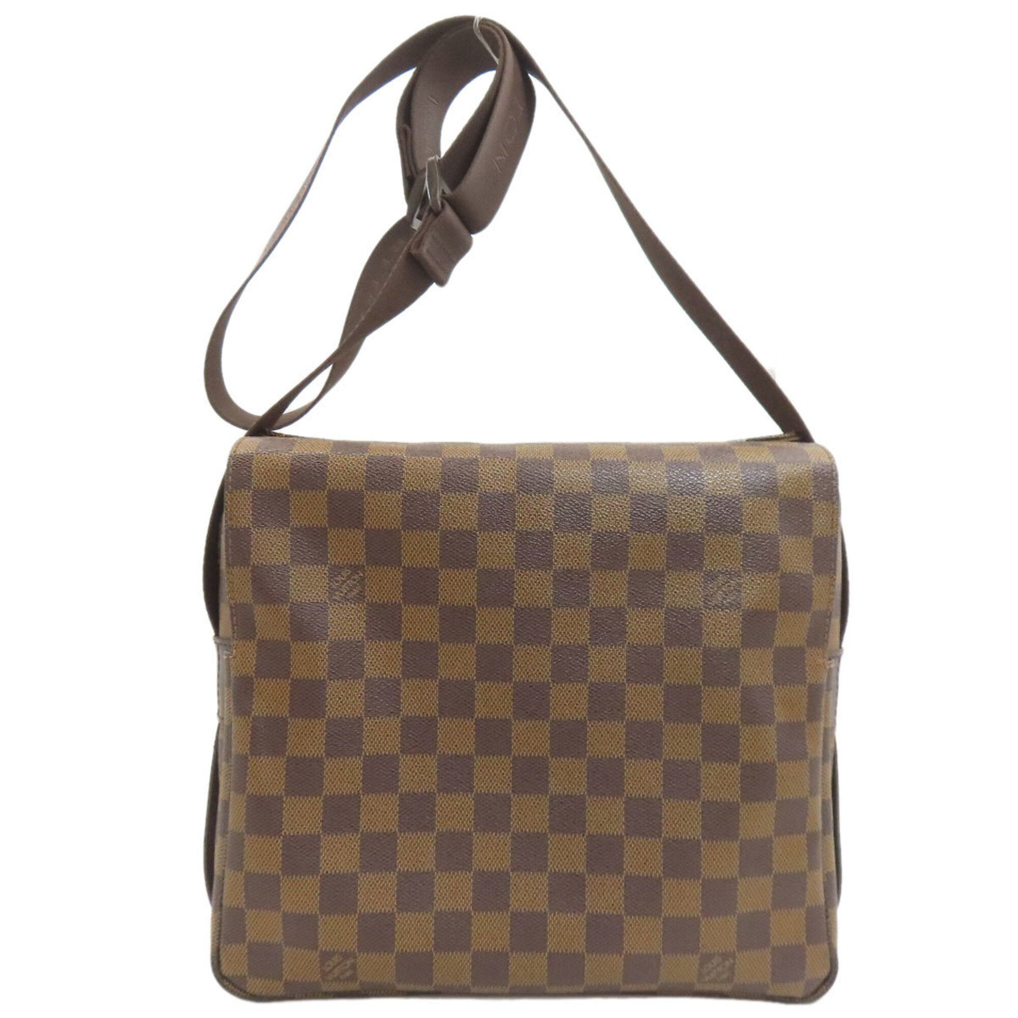 Louis Vuitton Damier Damier Canvas Ebene Damier Canvas Shoulder Bag (Pre-Owned)