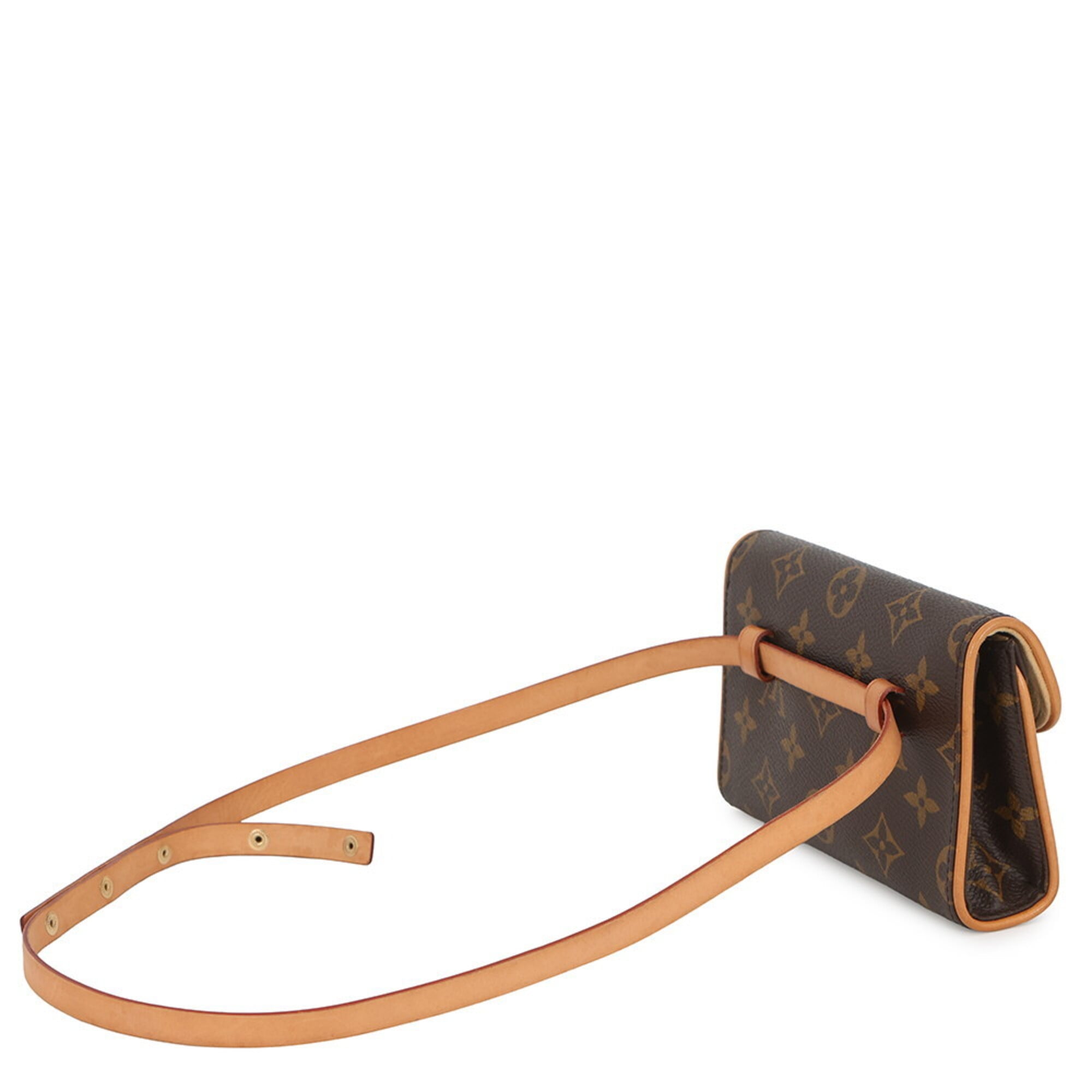 Louis Vuitton Monogram Beige Monogram Fanny Pack Pochette Pouch (Pre-Owned)