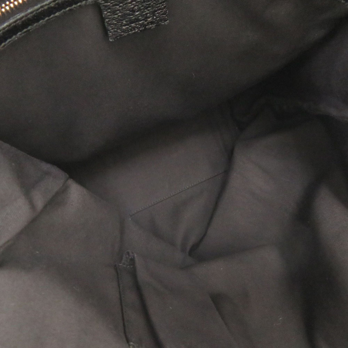 Gucci Black Gg Canvas Leather Tote Bag (Pre-Owned)