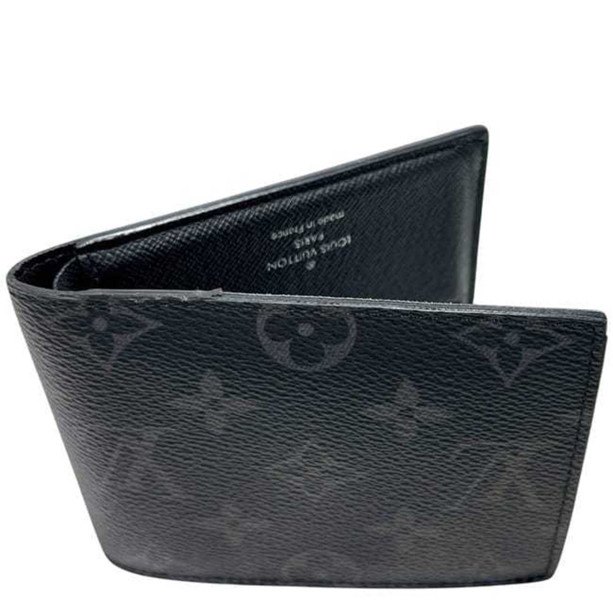 Louis Vuitton Black Monogram Eclipse Monogram Eclipse Wallet (Bi-Fold) (Pre-Owned)