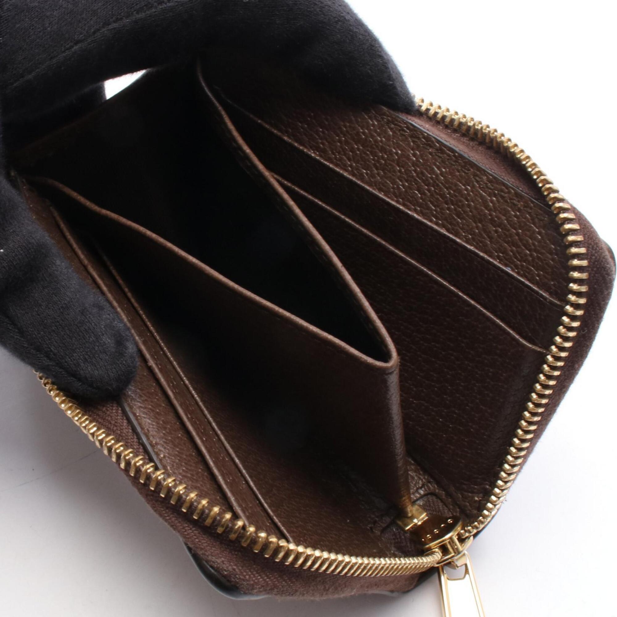 Gucci Beige Brown Multi-Color Leather Pvc Coin Purse/Coin Case (Pre-Owned)