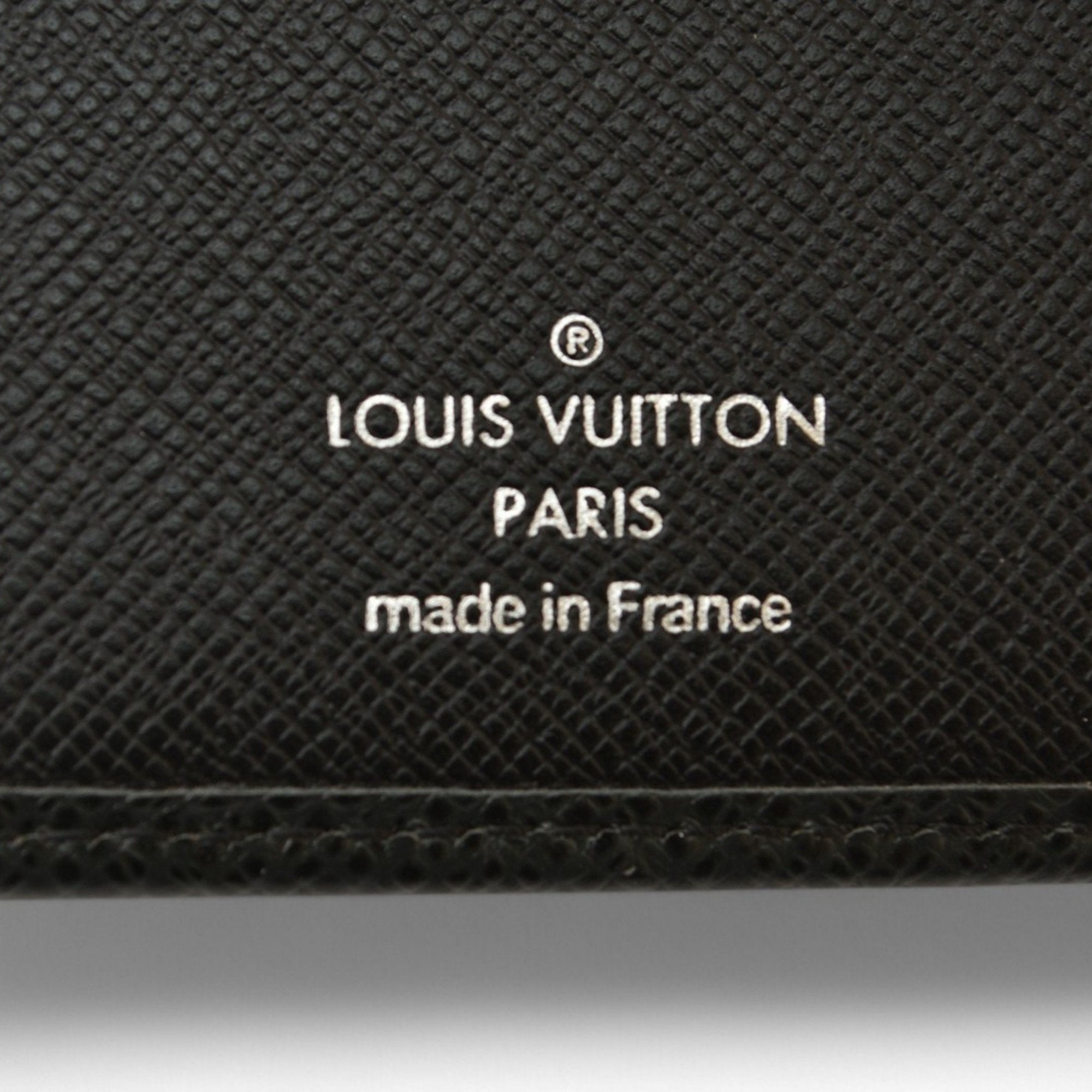 Louis Vuitton Ardoise Leather Long Bill Wallet (Bi-Fold) (Pre-Owned)