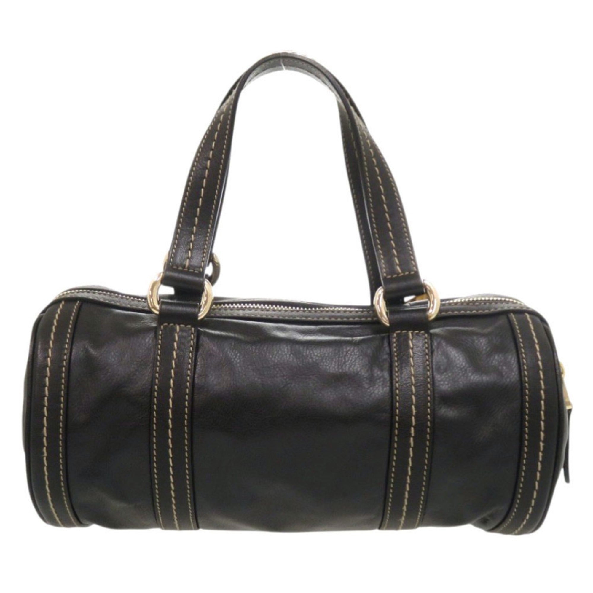 Gucci Black Leather Handbag (Pre-Owned)