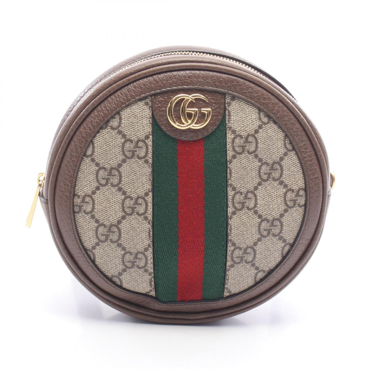 Gucci Beige Brown Multi-Color Pvc Coated Canvas Leather Backpack (Pre-Owned)
