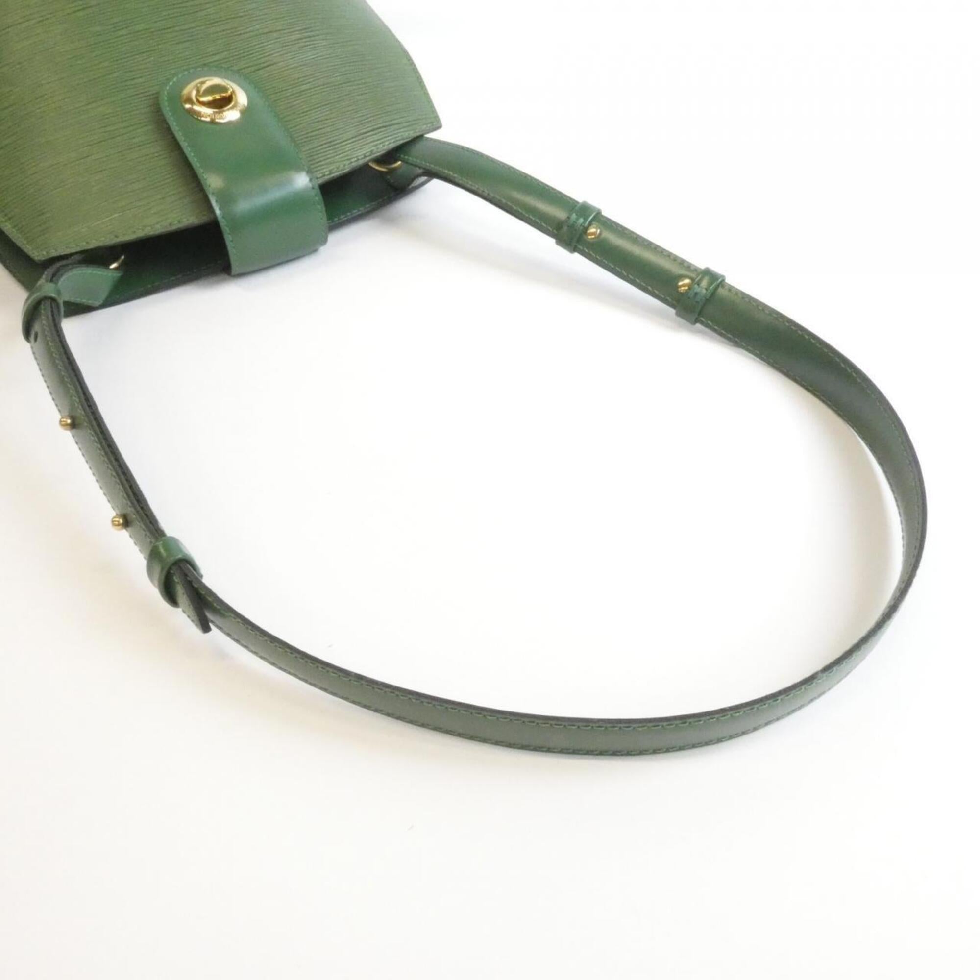 Louis Vuitton Green Leather Shoulder Bag (Pre-Owned)