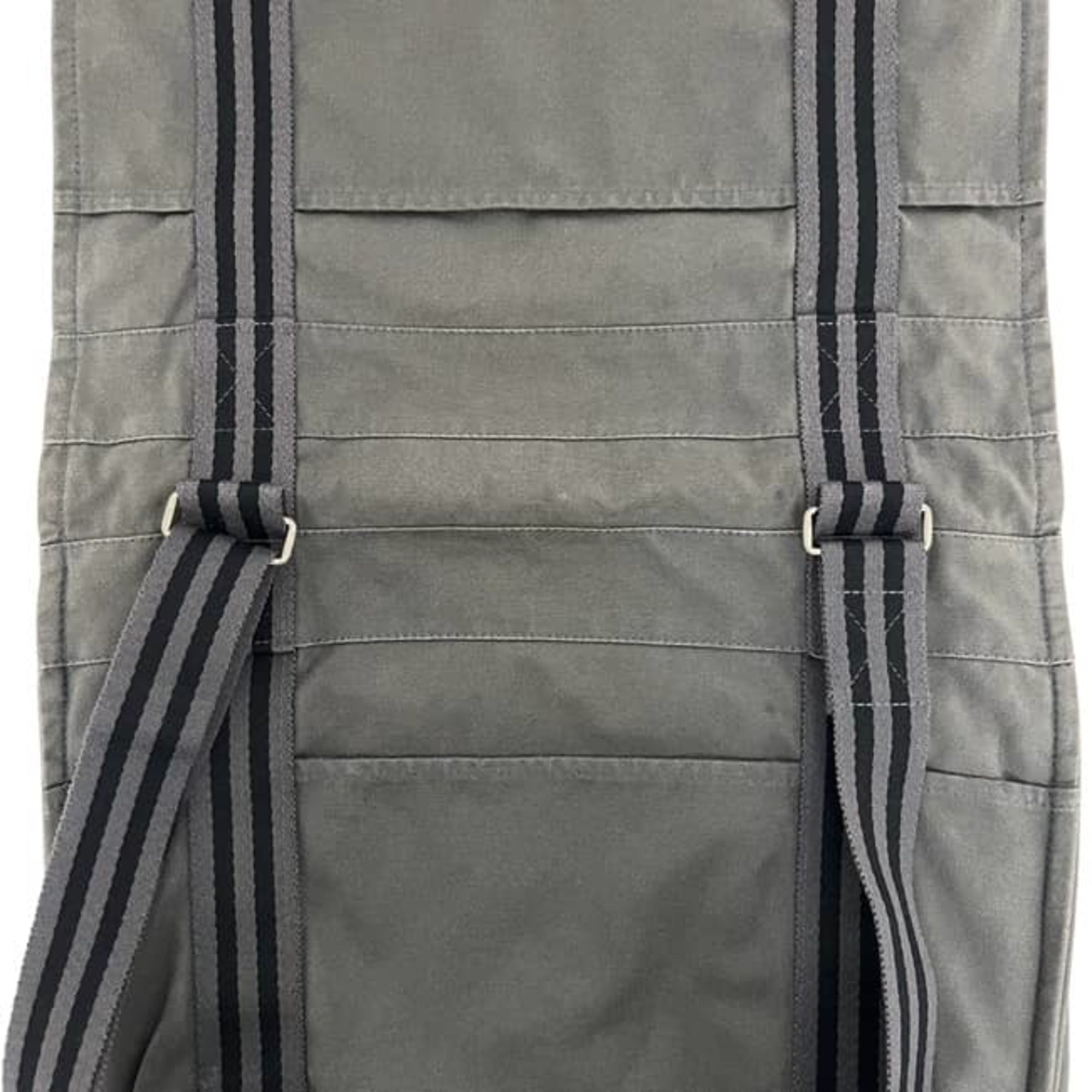 Hermes Gray Cotton Canvas Shoulder Bag (Pre-Owned)