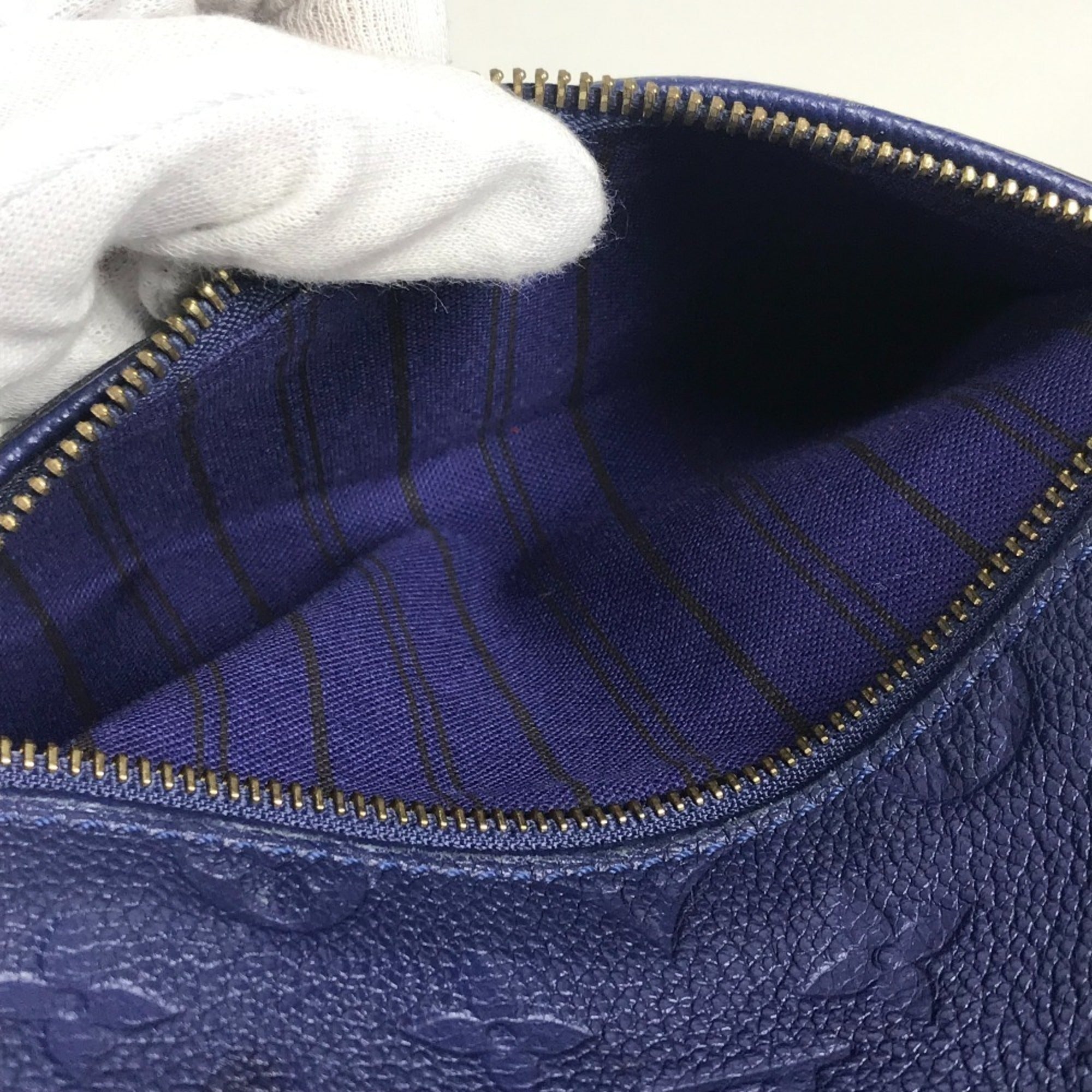 Louis Vuitton Iris Monogram Empreinte Leather Shoulder Bag Tote Bag (Pre-Owned)