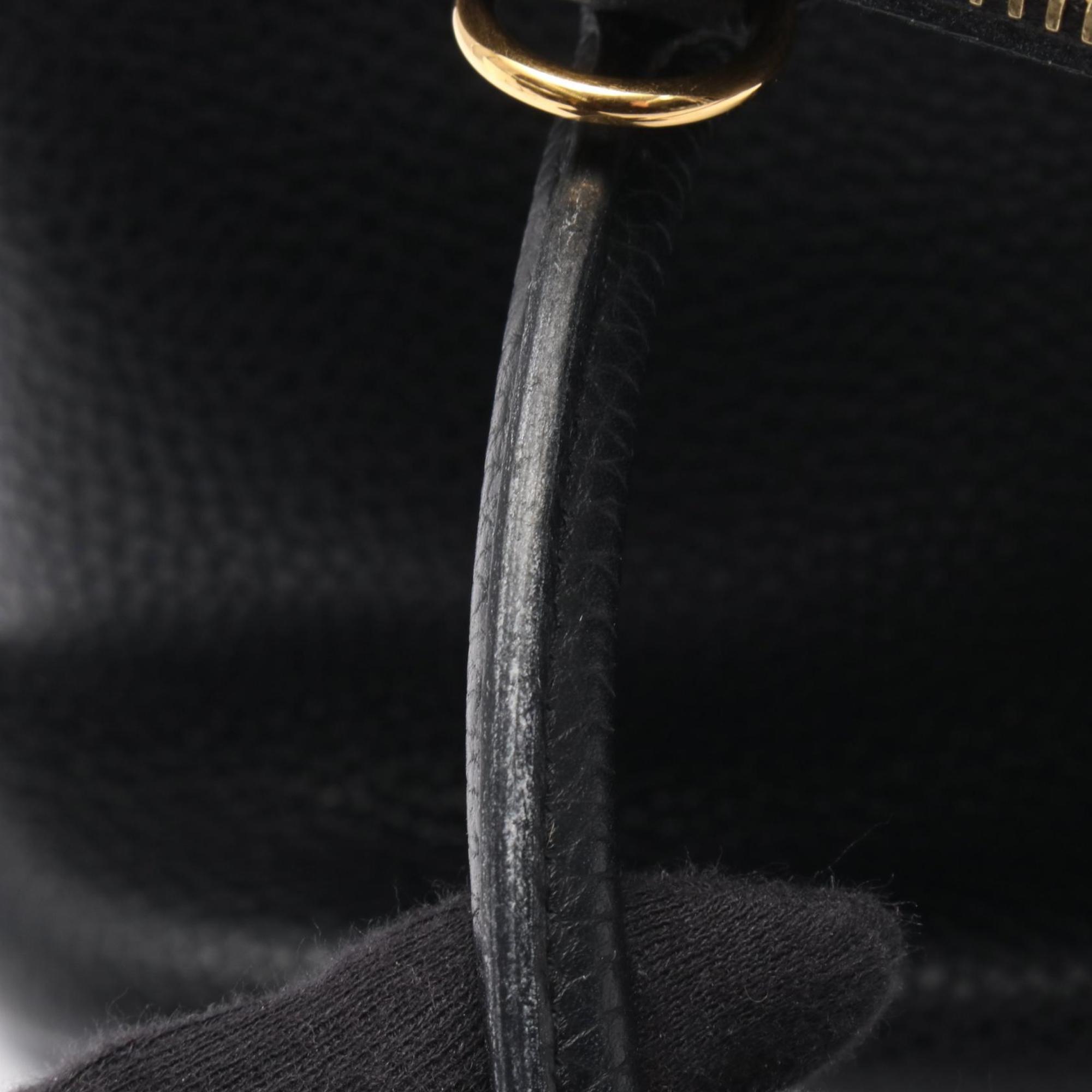 Hermes Black Taurillon Clemence Leather Leather Handbag (Pre-Owned)