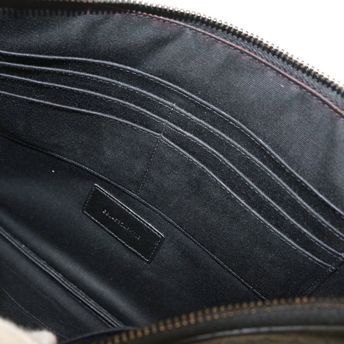 Saint Laurent Black Leather Clutch Bag (Pre-Owned)