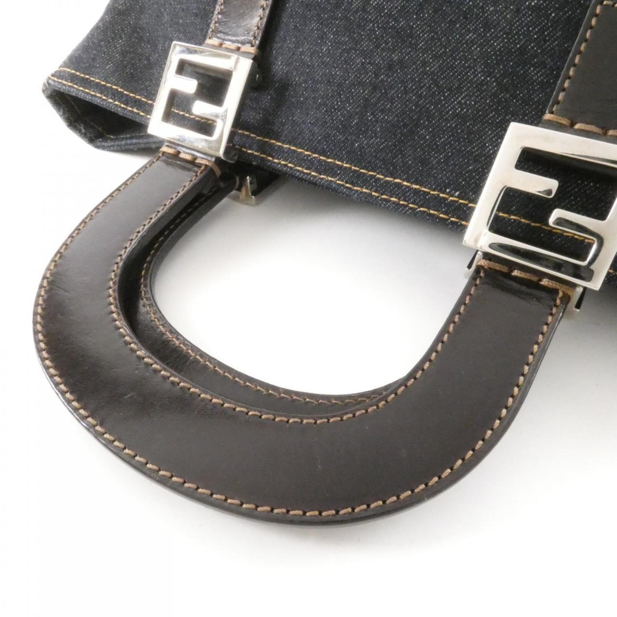Fendi Blue Denim Handbag (Pre-Owned)