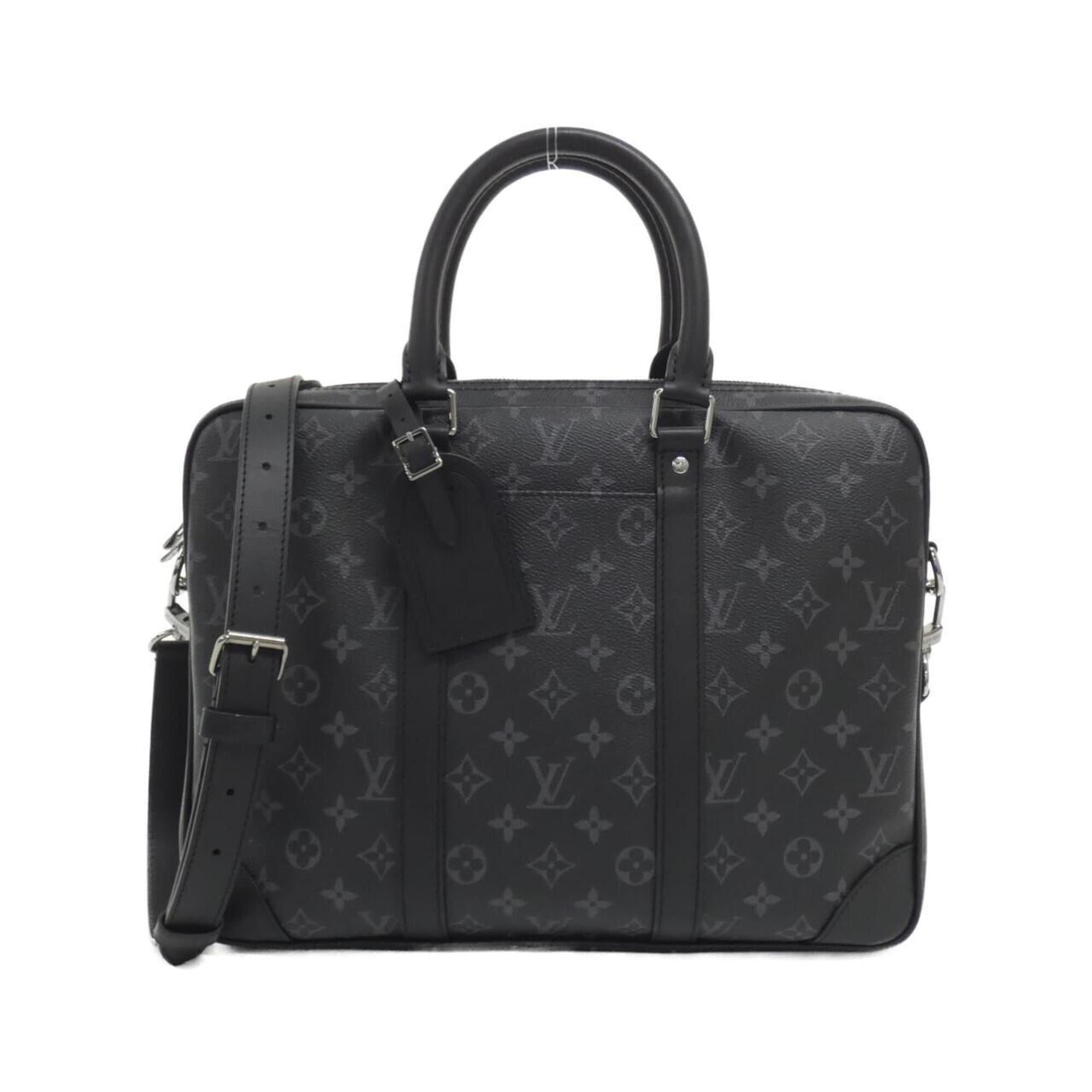 Louis Vuitton Black Coated Canvas Handbag (Pre-Owned)