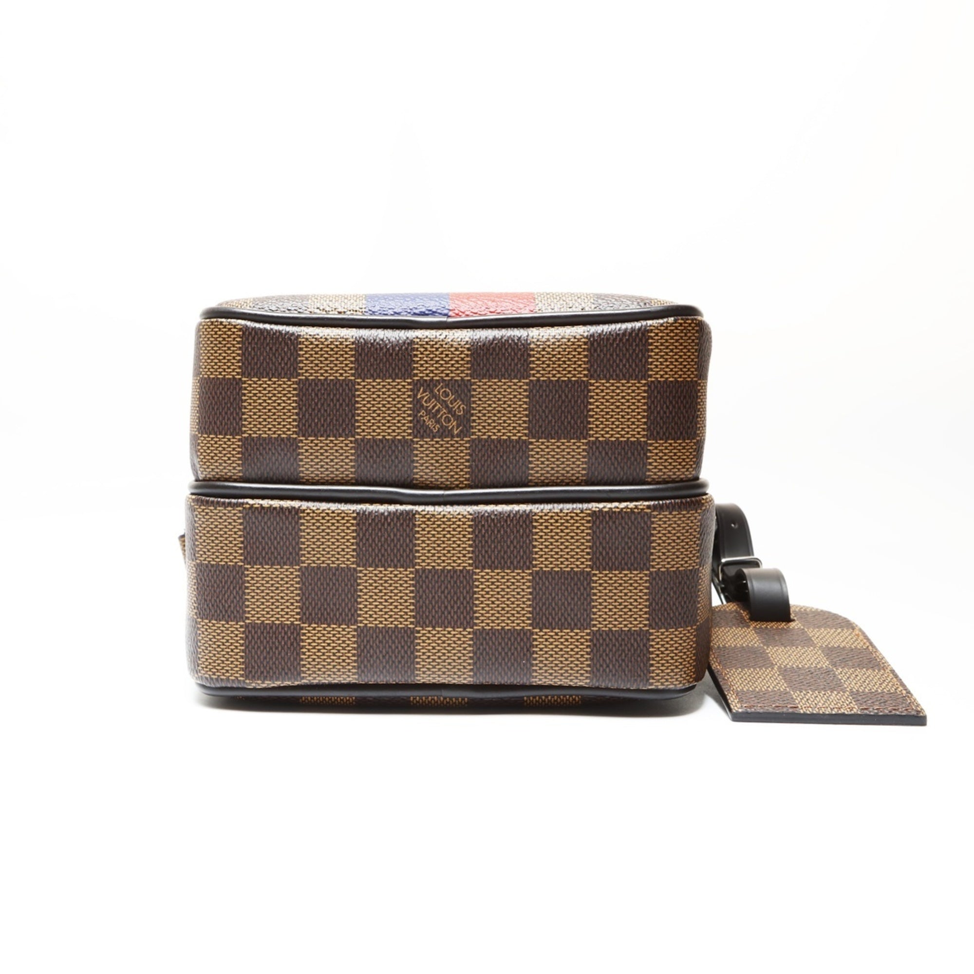 Louis Vuitton Brown Clear Damier Canvas Shoulder Bag (Pre-Owned)