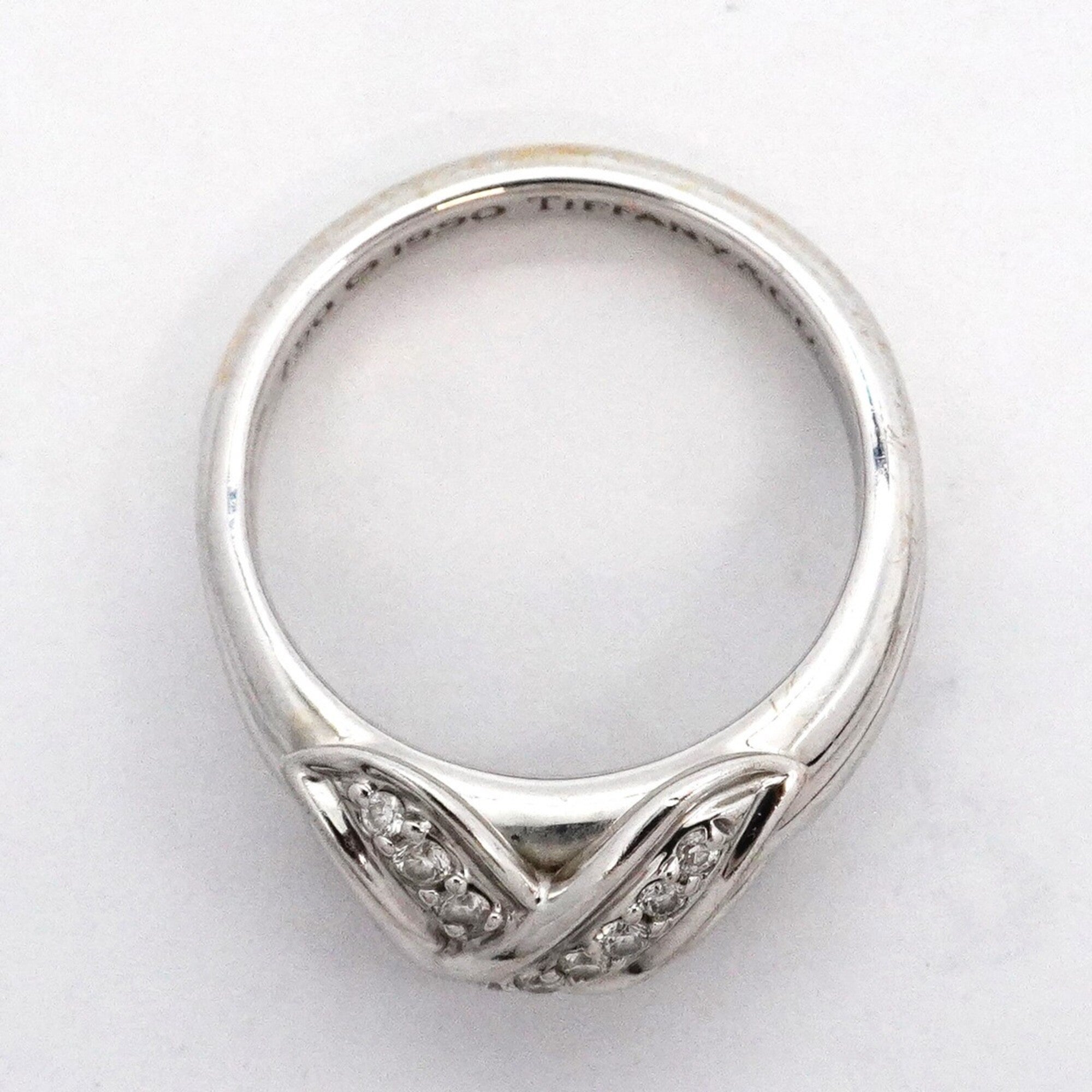 Tiffany White Gold (18K) Band Ring (Pre-Owned)