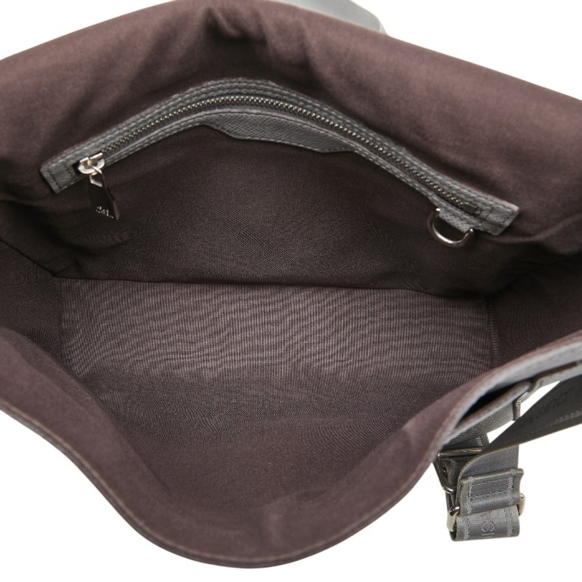 Louis Vuitton Glacier Gray Leather Shoulder Bag (Pre-Owned)