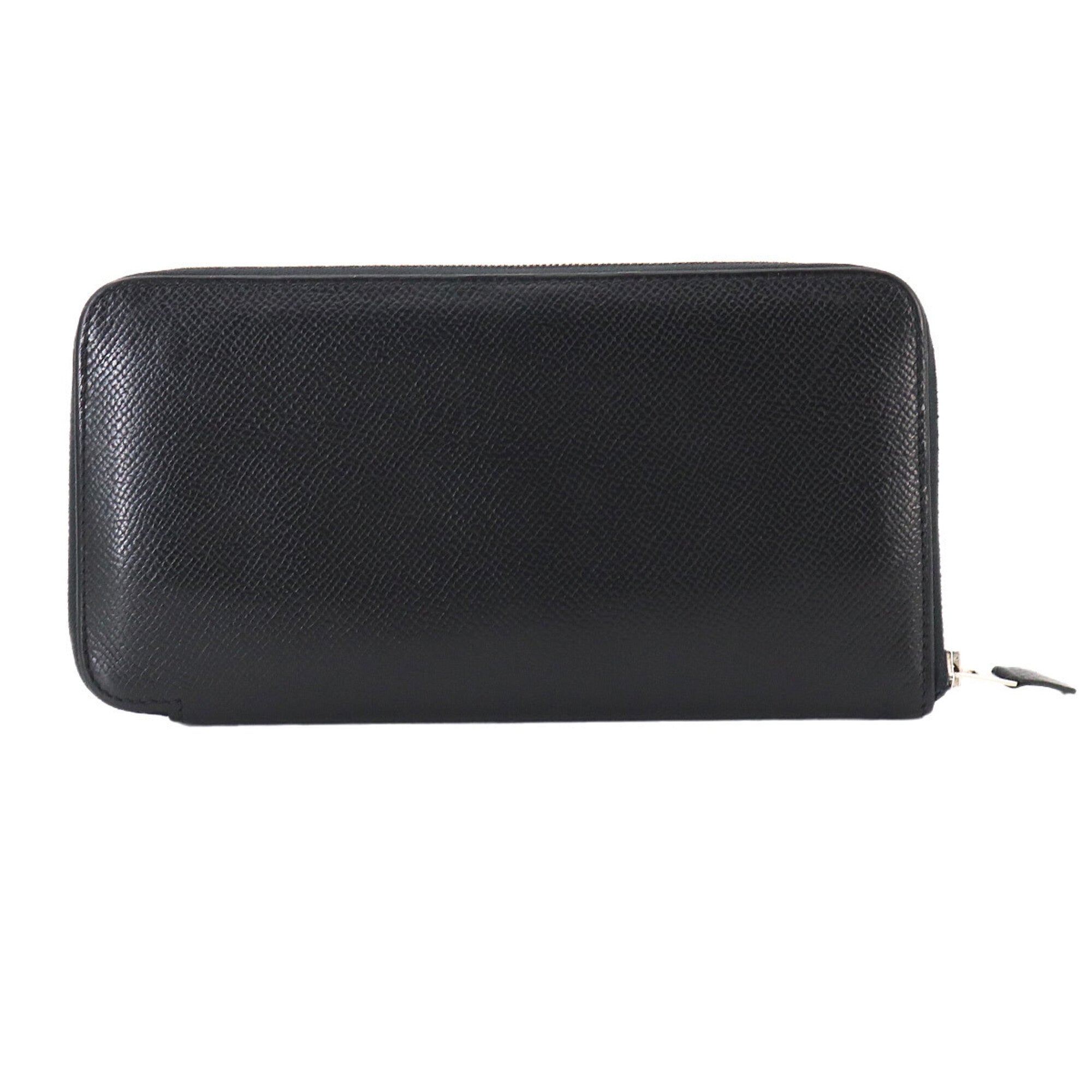 Hermes Black Epsom Leather Long Wallet (Bi-Fold) (Pre-Owned)