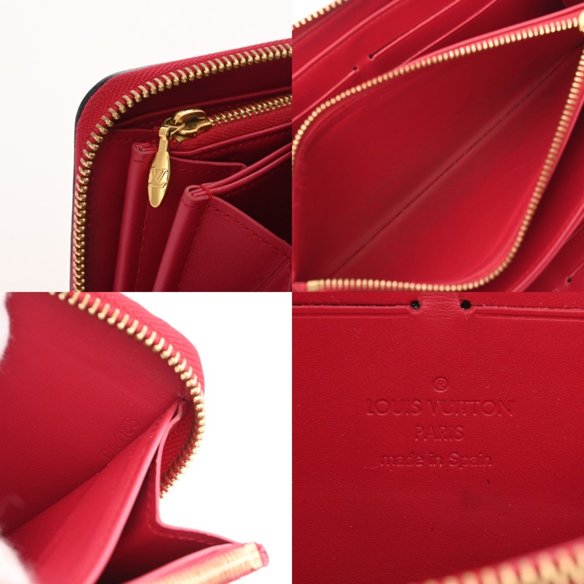 Louis Vuitton Indian Rose Vernis Long Wallet (Bi-Fold) (Pre-Owned)