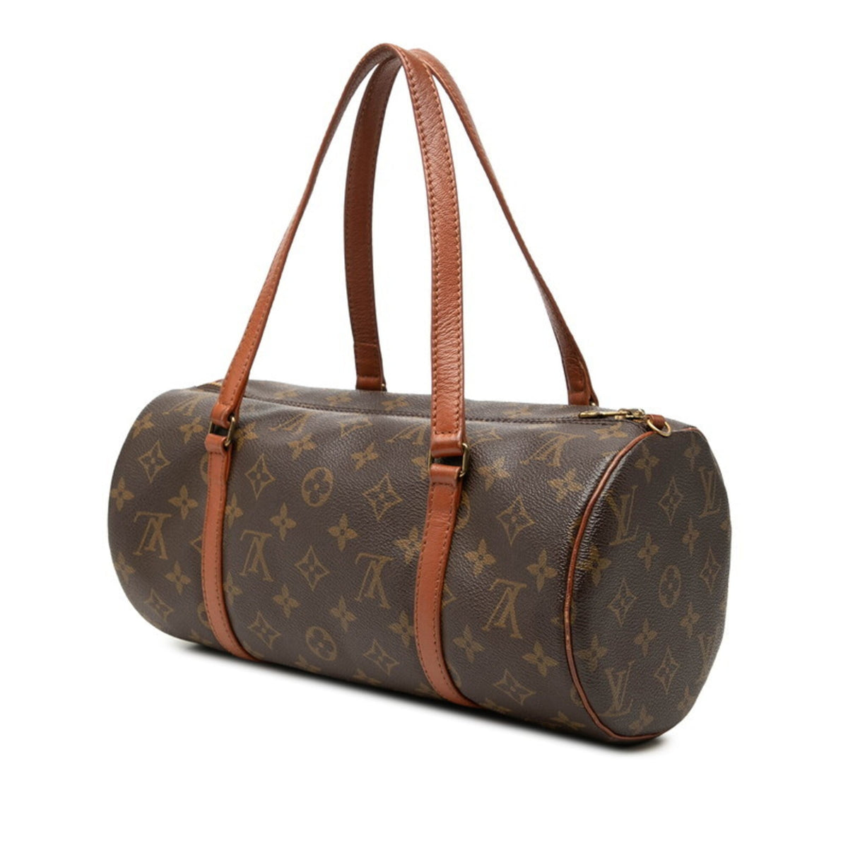 Louis Vuitton Brown Pvc Leather Handbag (Pre-Owned)