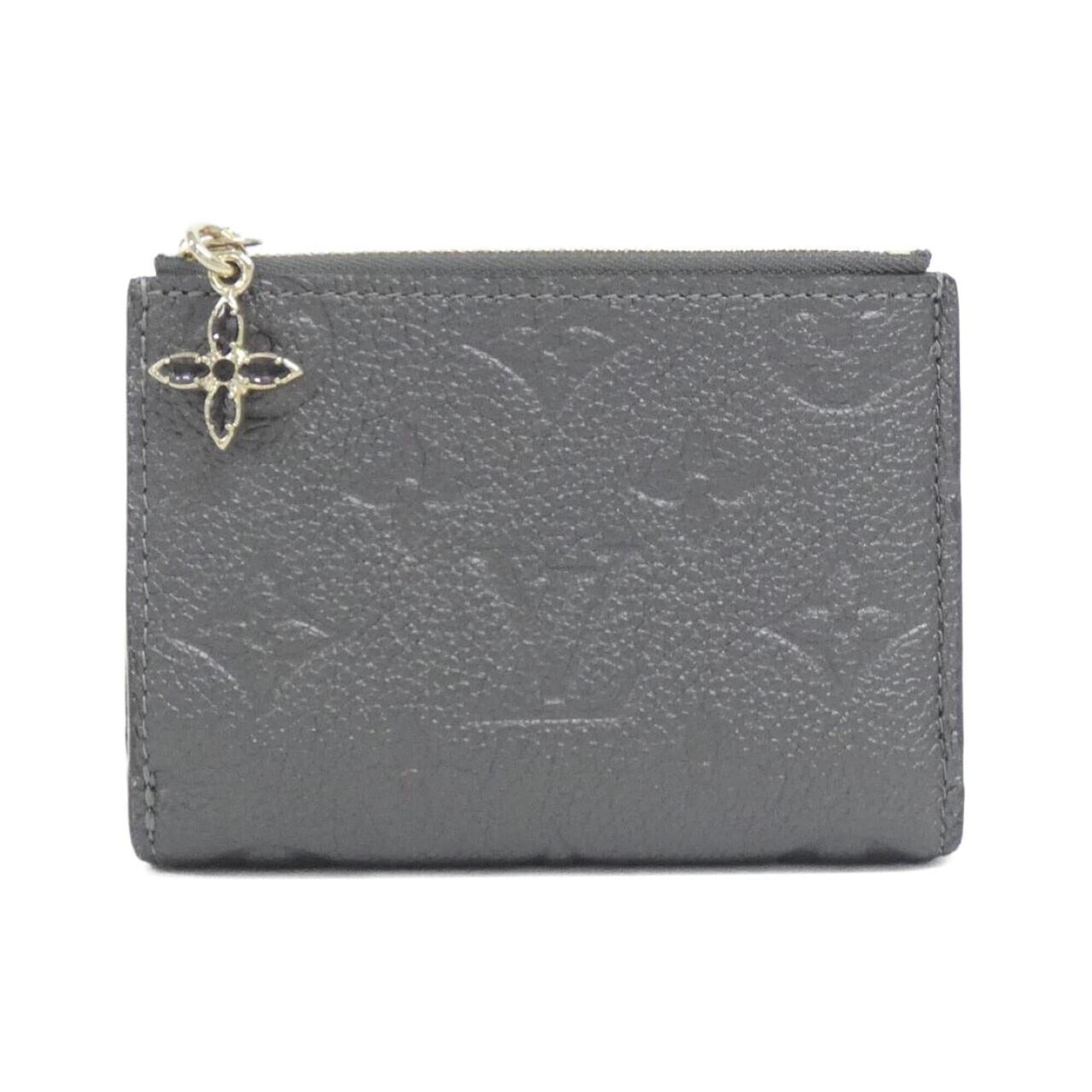 Louis Vuitton Monogram Empreinte Gunmetal Leather Wallet (Bi-Fold) (Pre-Owned)