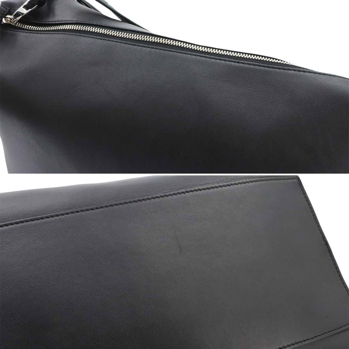 Loewe Black Leather Crossbody Bag Handbag Shoulder Bag (Pre-Owned)