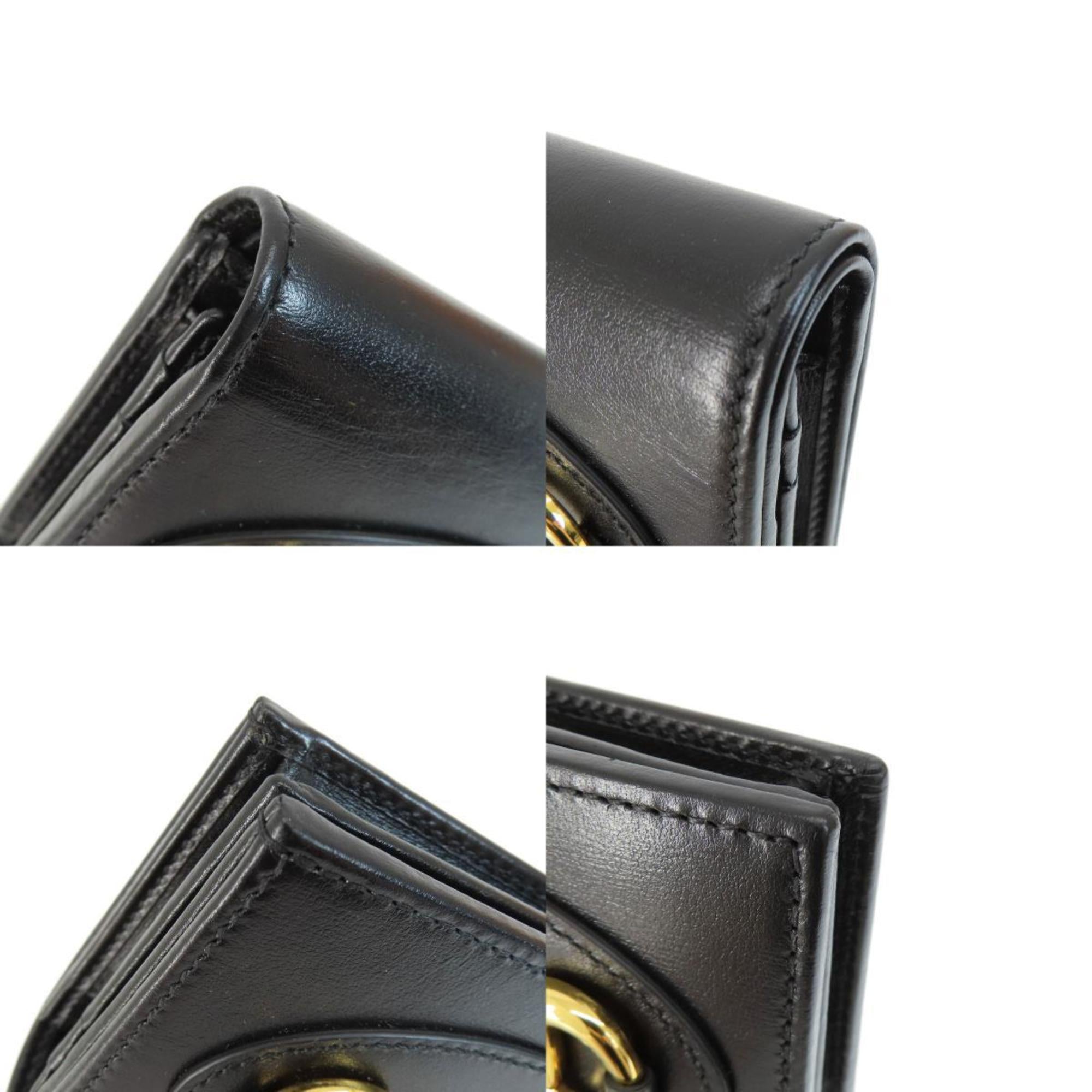 Gucci Black Leather Wallet (Bi-Fold) (Pre-Owned)