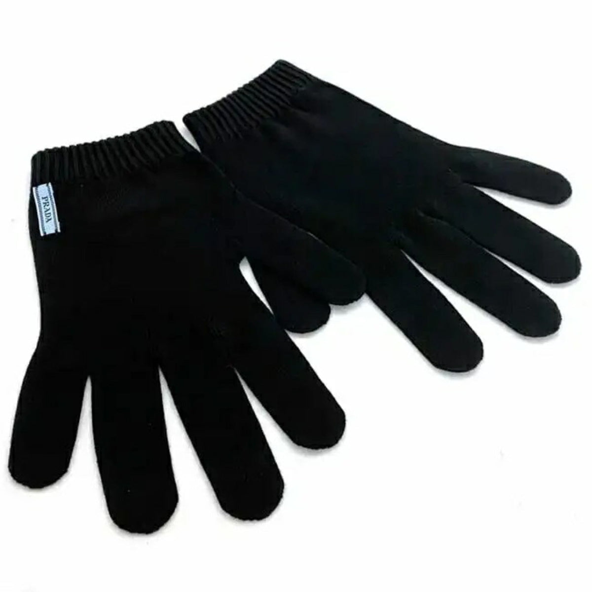 Prada Black Nero Warm Gloves (Pre-Owned)