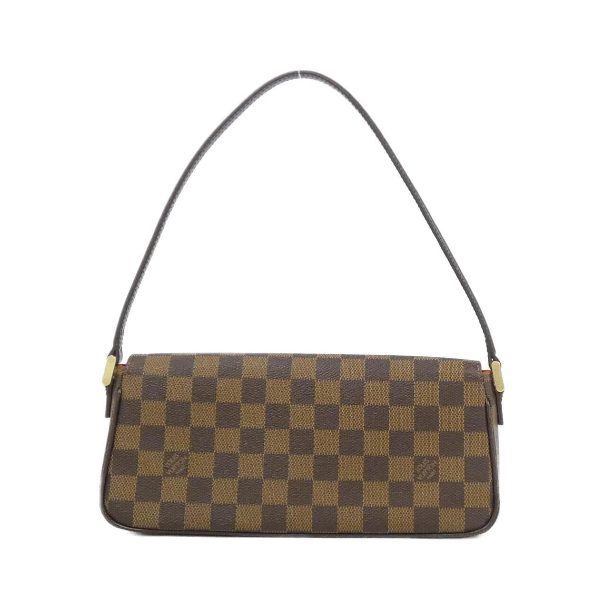 Louis Vuitton Brown Coated Canvas Shoulder Bag (Pre-Owned)